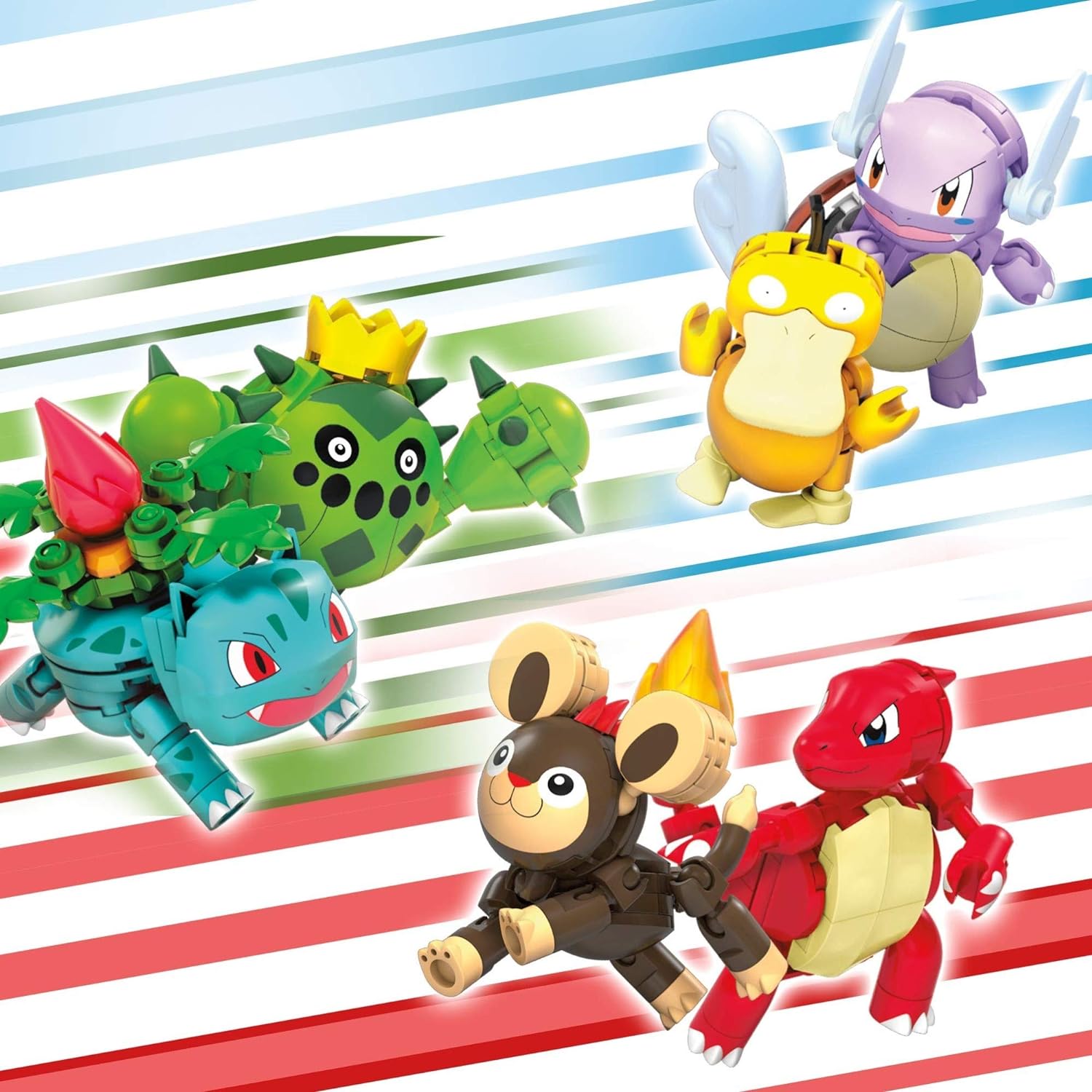 POKÉMON MEGA JUEGO CONSTRUCCIÓN DE FIGURAS DE ACCIÓN,DESAFÍO DE ENTRENADORES CON 450 PIEZAS,6 PERSONAJES ARTICULADOS Y ACCESORIOS - 3