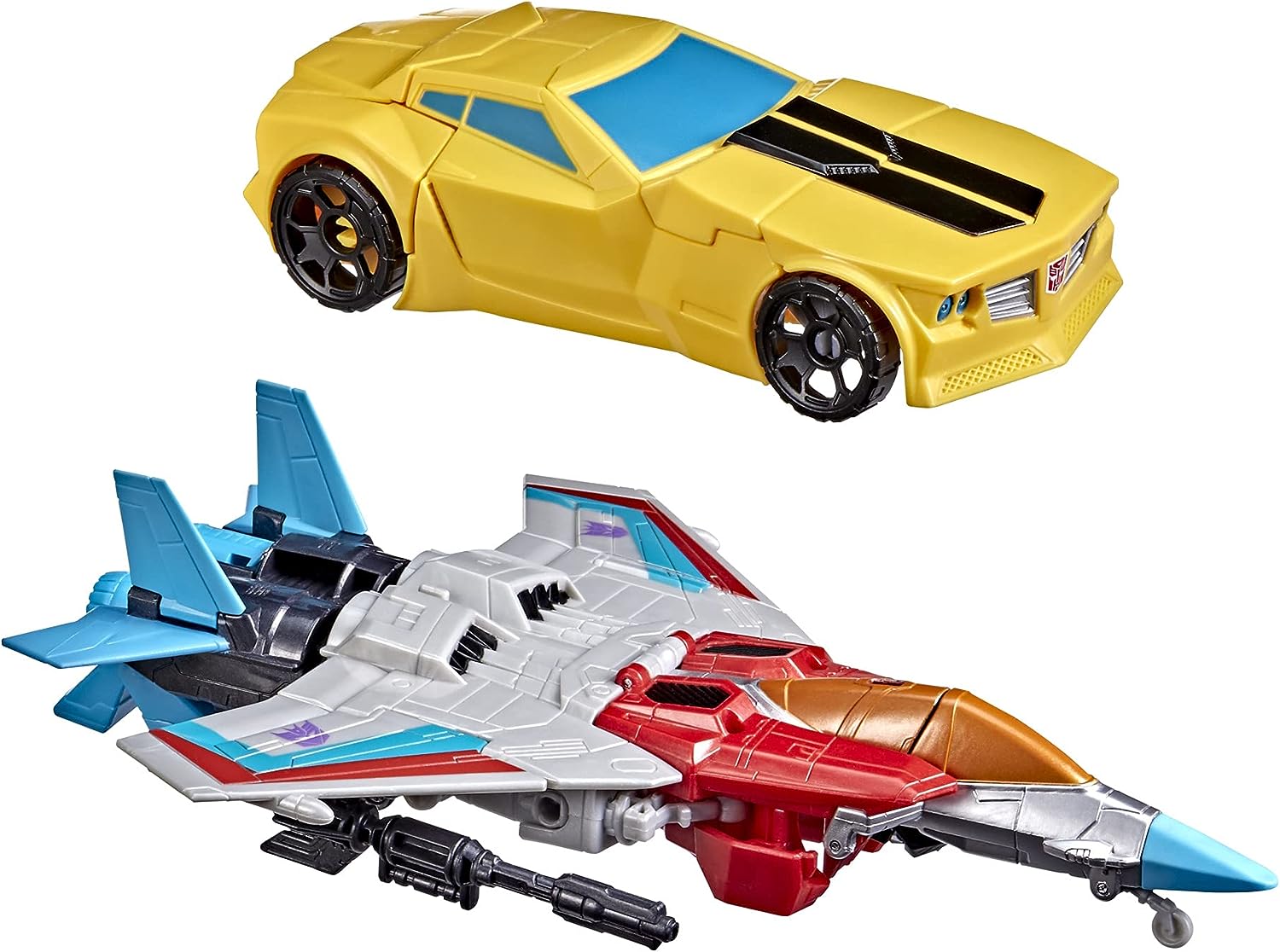 TRANSFORMERS TOYS HEROES AND VILLAINS BUMBLEBEE Y STARSCREAM PAQUETE DE 2 FIGURAS DE ACCIÓN, 7 PULGADAS - 2