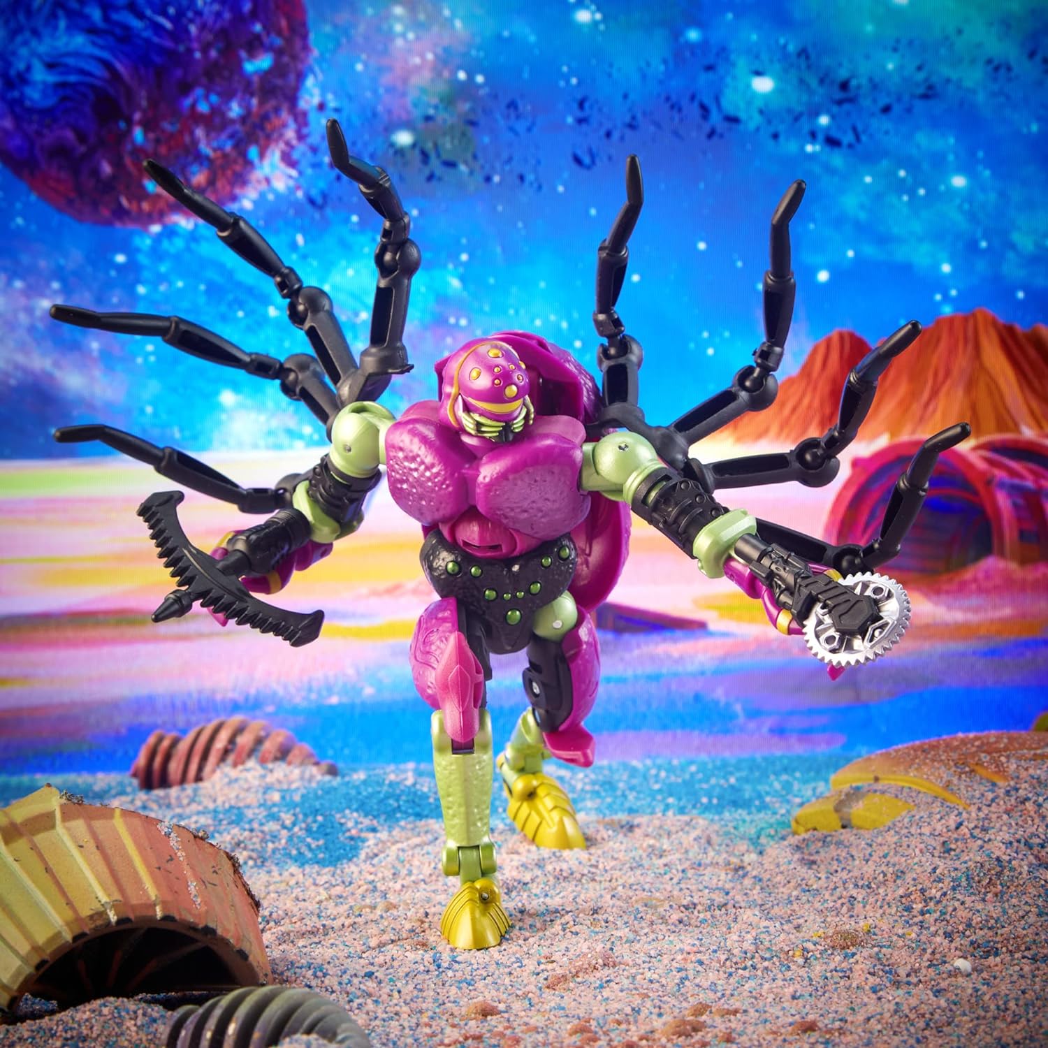 TRANSFORMERS TOYS GENERATIONS LEGACY DELUXE PREDACON TARANTULAS FIGURA DE ACCIÓN - 4
