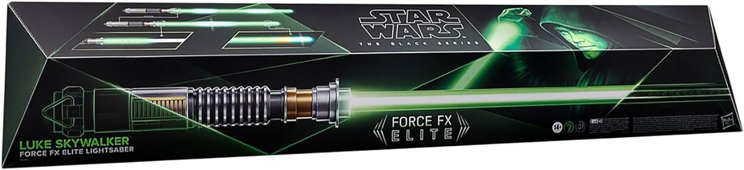 STAR WARS THE BLACK SERIES LUKE SKYWALKER FORCE FX ELITE - SABER ELECTRÓNICO DE LUZ CON LED AVANZADOS Y EFECTOS DE SONIDO - 2