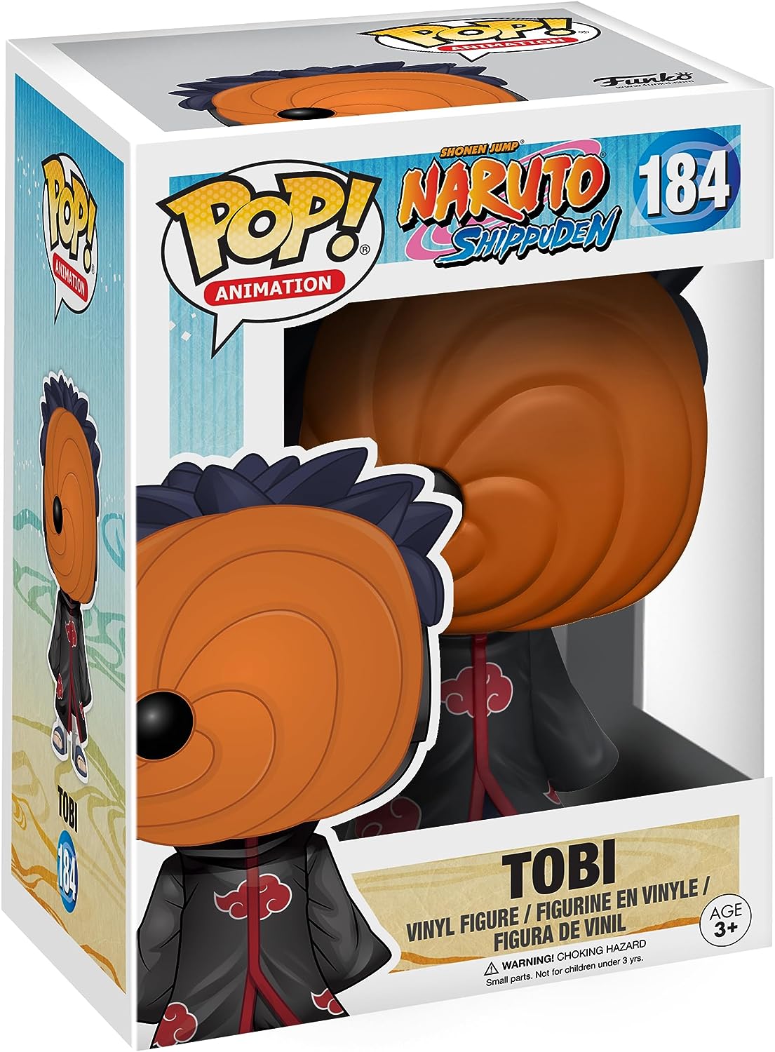 FIGURA DE TOBI DE NARUTO SHIPPUDEN DE LA MARCA FUNKO POP ANIME - 1