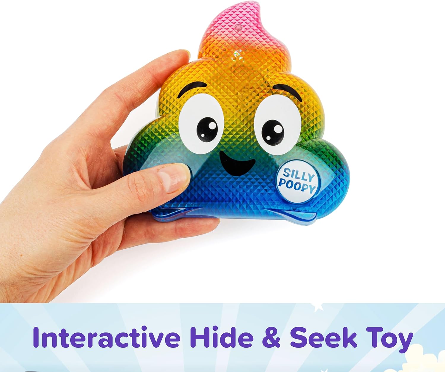 WHAT DO YOU MEME? SILLY POOPY'S HIDE Y SEEK-JUGUETE DE POPÓ CON LOS COLORES DEL ARCO IRIS QUE HABLA Y CANTA,JUEGO ACTIVO A NIÑOS - 2