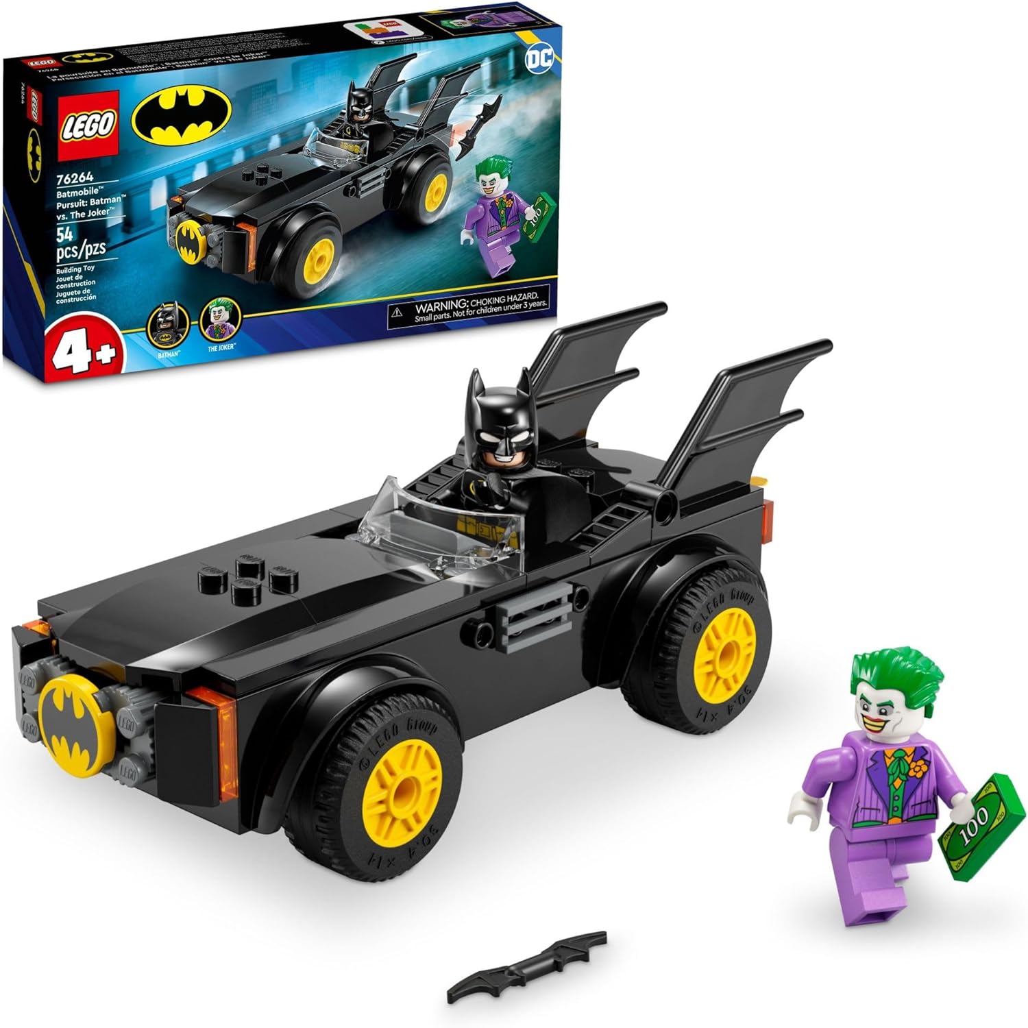LEGO DC BATMOBILE PURSUIT: BATMAN VS. THE JOKER-CONSTRUIBLE, RÁPIDO Y DIVERTIDO DE CONSTRUIR CON INFINITAS POSIBILIDADES DE JUEGO - 1