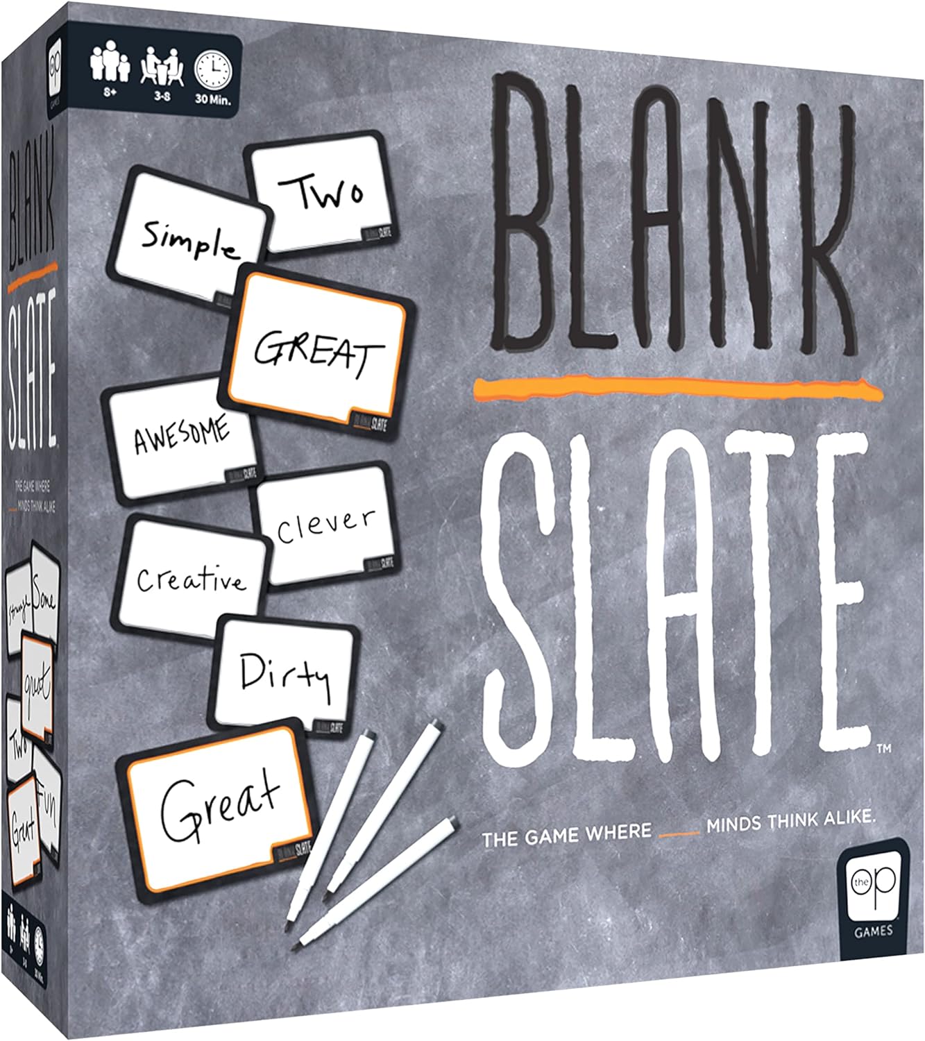 BLANK SLATE - EL JUEGO DONDE LAS GRANDES MENTES PIENSAN IGUAL | DIVERTIDO JUEGO FAMILIAR DE ASOCIACIÓN DE PALABRAS PARA FIESTAS - 1