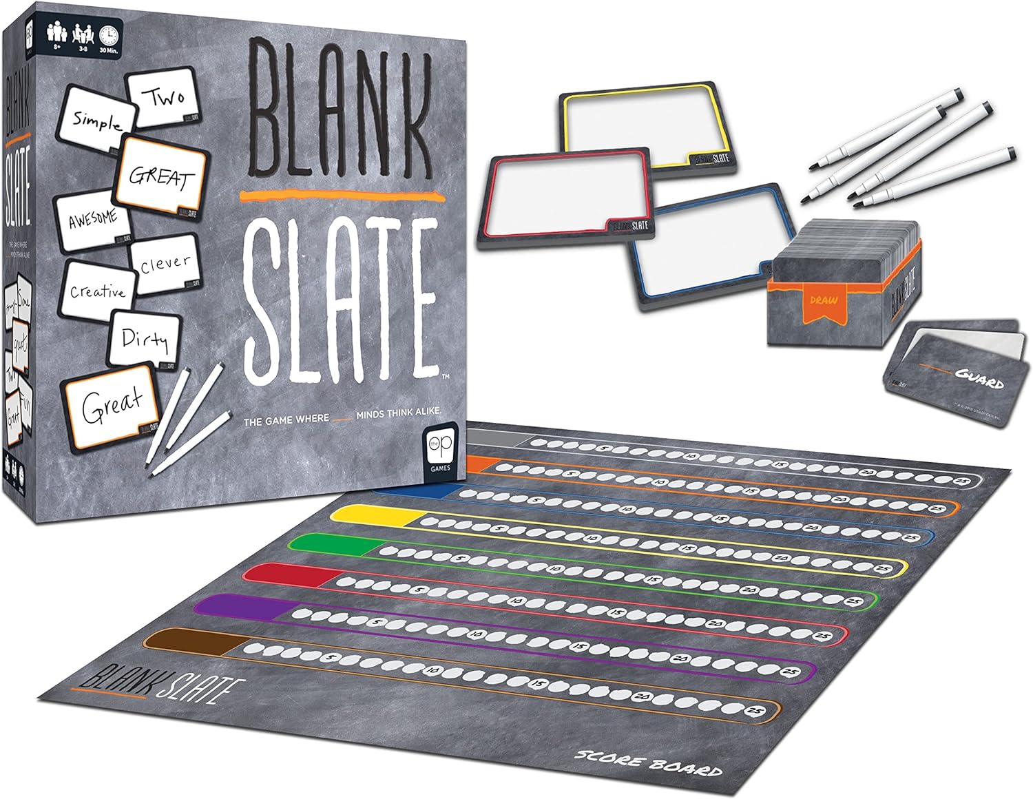 BLANK SLATE - EL JUEGO DONDE LAS GRANDES MENTES PIENSAN IGUAL | DIVERTIDO JUEGO FAMILIAR DE ASOCIACIÓN DE PALABRAS PARA FIESTAS - 2