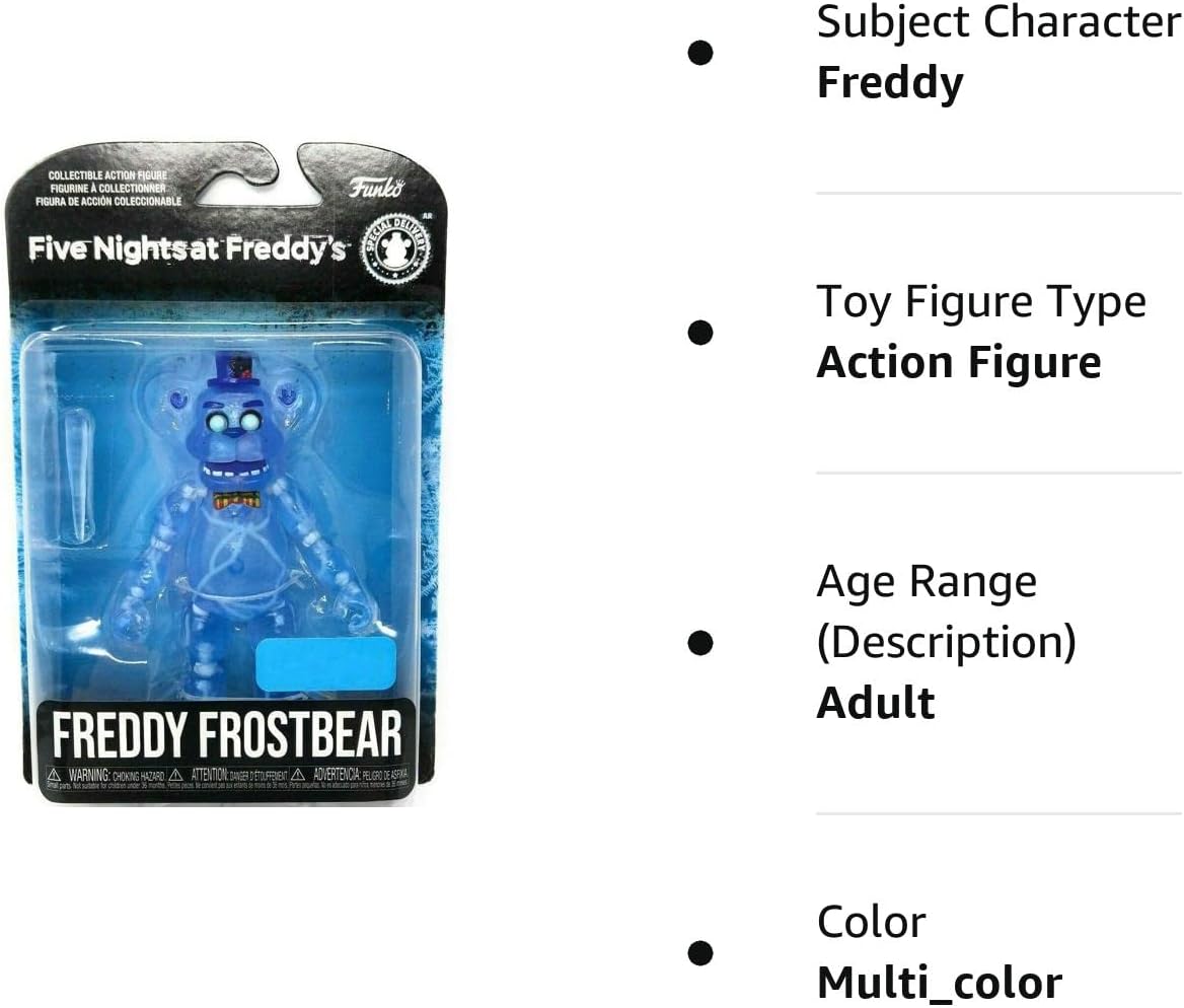 FIGURA DE ACCIÓN DE FIVE NIGHTS AT FREDDY, ARTICULATED FREDDY FROSTBEAR DE 5 PULGADAS - 3