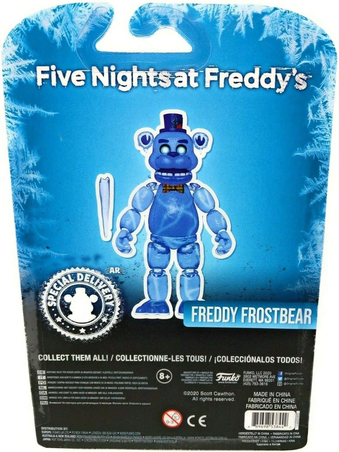 FIGURA DE ACCIÓN DE FIVE NIGHTS AT FREDDY, ARTICULATED FREDDY FROSTBEAR DE 5 PULGADAS - 4