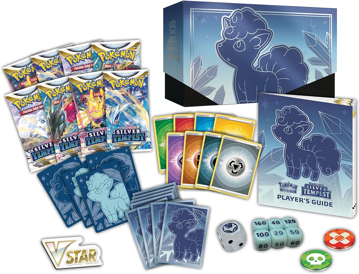 POKÉMON CAJA DE ENTRENADOR ÉLITE TEMPESTAD PLATEADA DE ESPADA Y ESCUDO DE JCC - 4