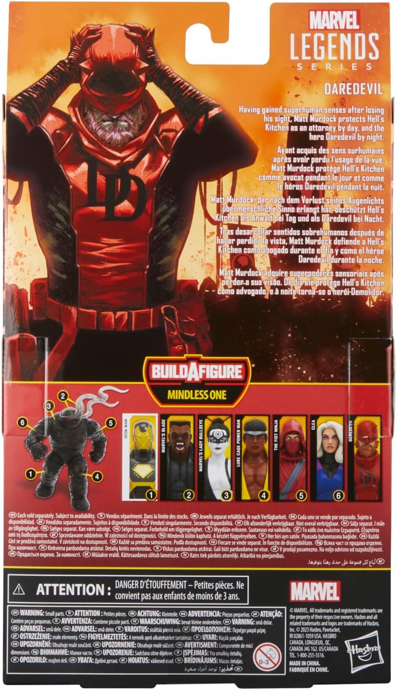 MARVEL HASBRO LEGENDS SERIES DAREDEVIL, KNIGHTS COLLECTIBLE COMICS- FIGURAS DE ACCIÓN DE 6 PULGADAS,FIGURAS DE ACCIÓN DE LEYENDAS - 3