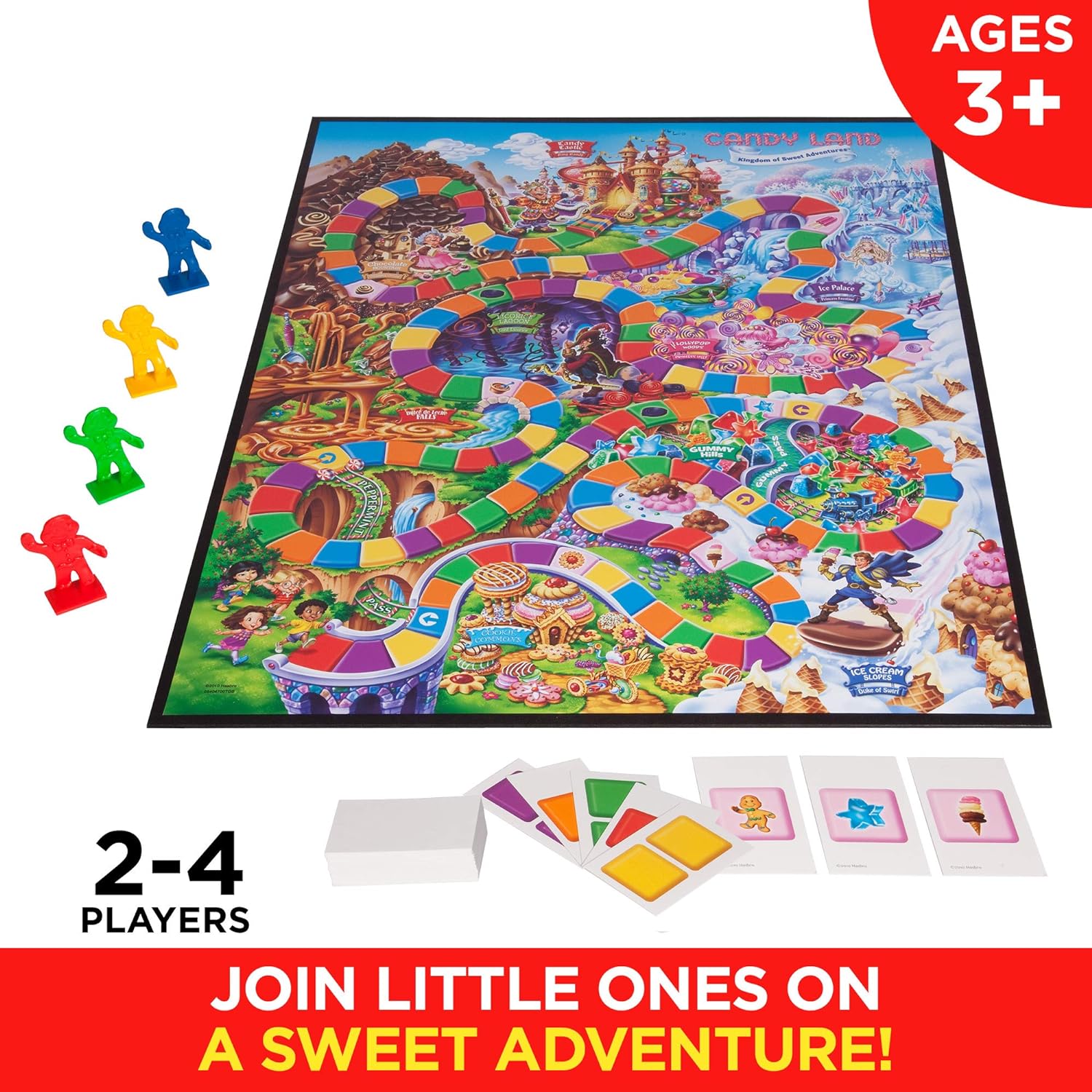 JUEGO CANDY LAND: THE WORLD OF SWEETS (EXCLUSIVO DE AMAZON), ROJO - 2