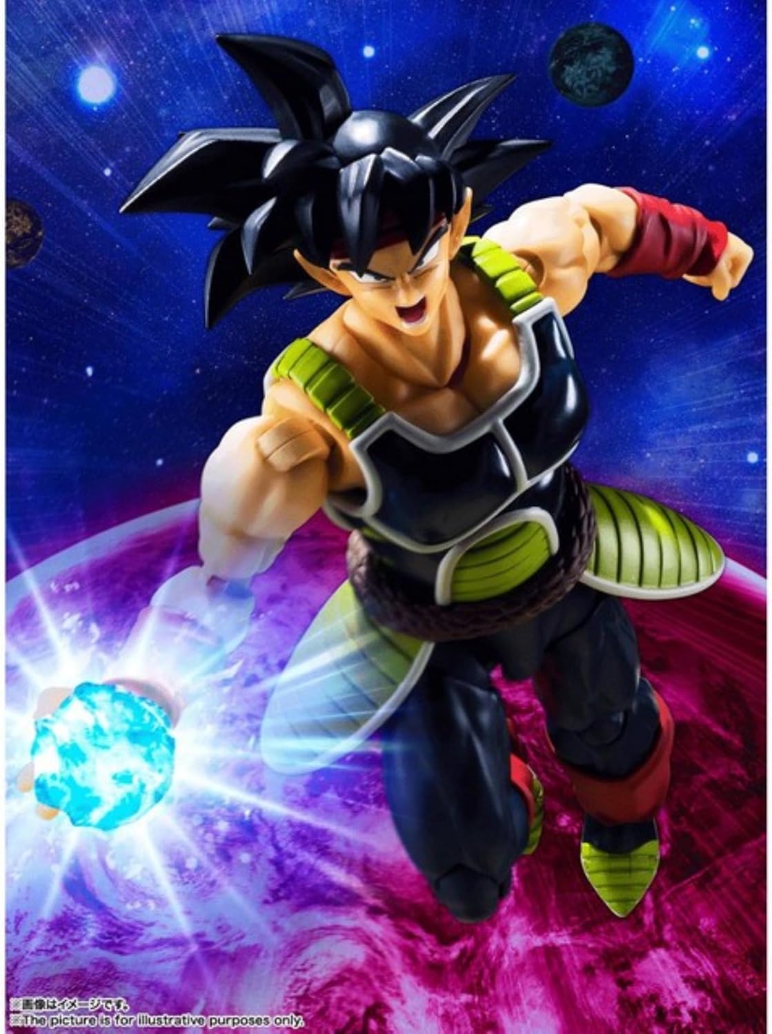 TAMASHII NATIONS - FIGURA DE ACCIÓN BARDOCK DRAGONBALL Z, S.H. FIGUARTS - 3