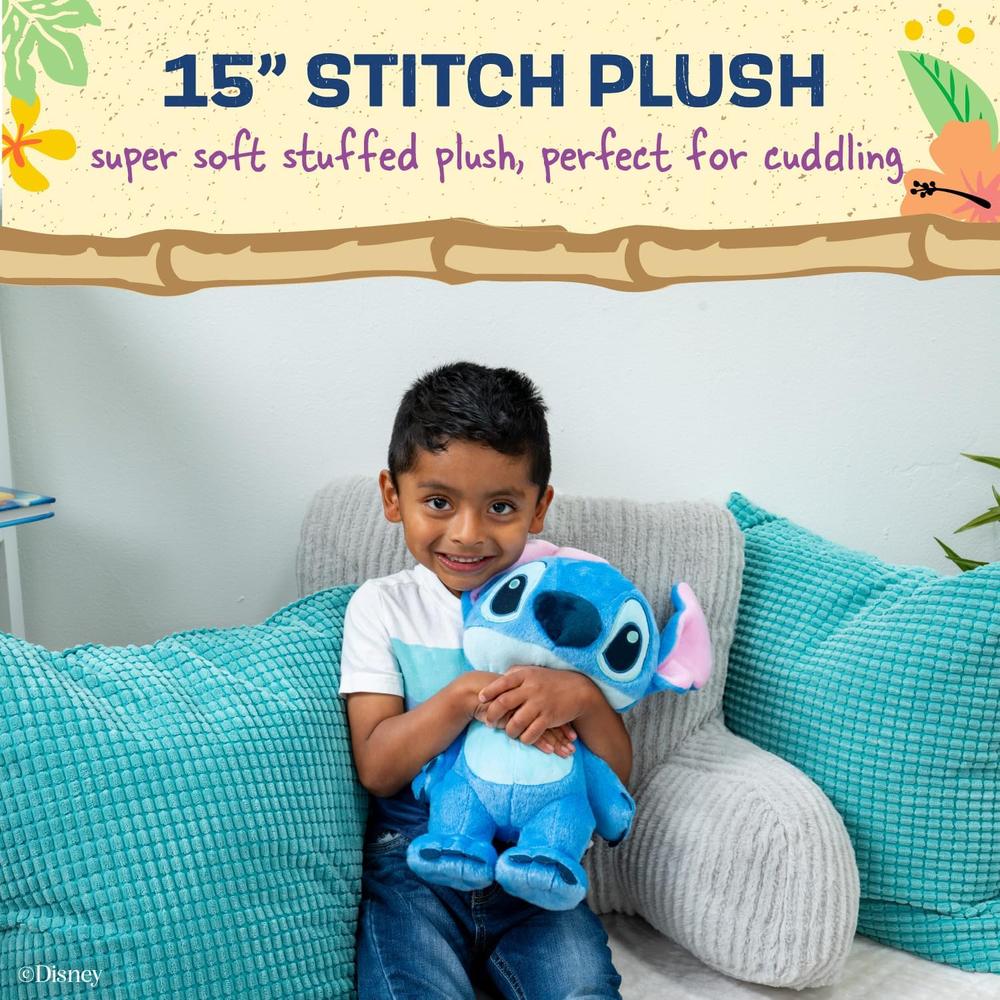 PELUCHE SUAVE Y ABRAZABLE LILO Y STITCH DE 15 PULGADAS LILO Y STITCHP - 4