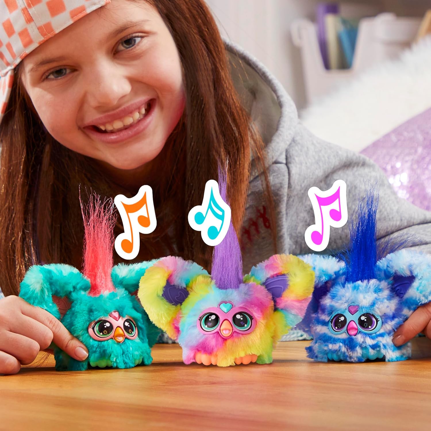 FURBY FURBLETS RAY-VEE MINI FRIEND,MÁS DE 45 SONIDOS,MÚSICA ELECTRÓNICA Y FRASES,JUGUETES DE PELUCHE PARA NIÑAS Y NIÑOS DE 6 AÑOS - 5