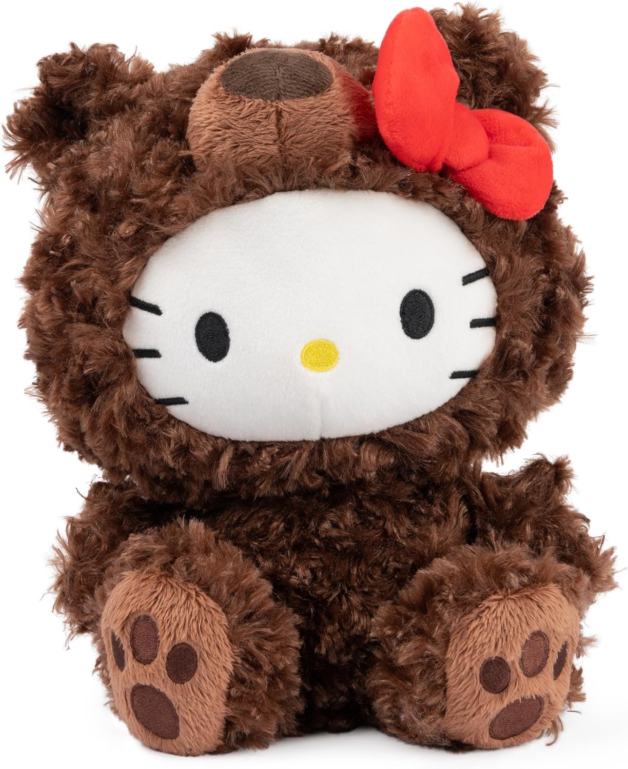 GUND SANRIO HELLO KITTY PHILBIN - OSO DE PELUCHE DE PELUCHE DE ALTA CALIDAD PARA EDADES DE 1 AÑO EN ADELANTE, MARRÓN, 10 PULGADAS - 1
