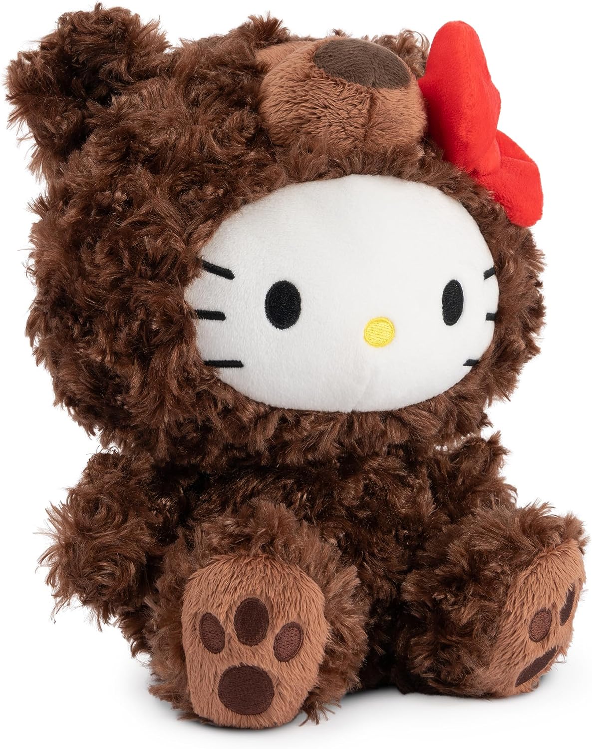 GUND SANRIO HELLO KITTY PHILBIN - OSO DE PELUCHE DE PELUCHE DE ALTA CALIDAD PARA EDADES DE 1 AÑO EN ADELANTE, MARRÓN, 10 PULGADAS - 4