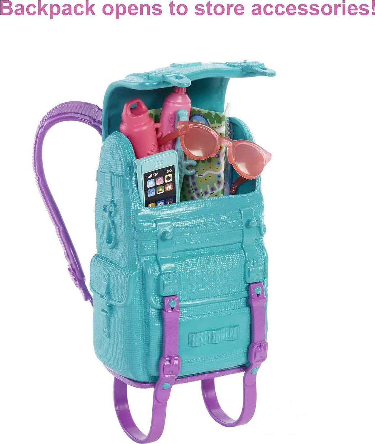 BARBIE SE NECESITAN DOS MUÑECAS Y ACCESORIOS, MALIBU CAMPING PLAYSET CON MUÑECA Y MÁS DE 10 ACCESORIOS INCLUYENDO SACO DE DORMIR - 3