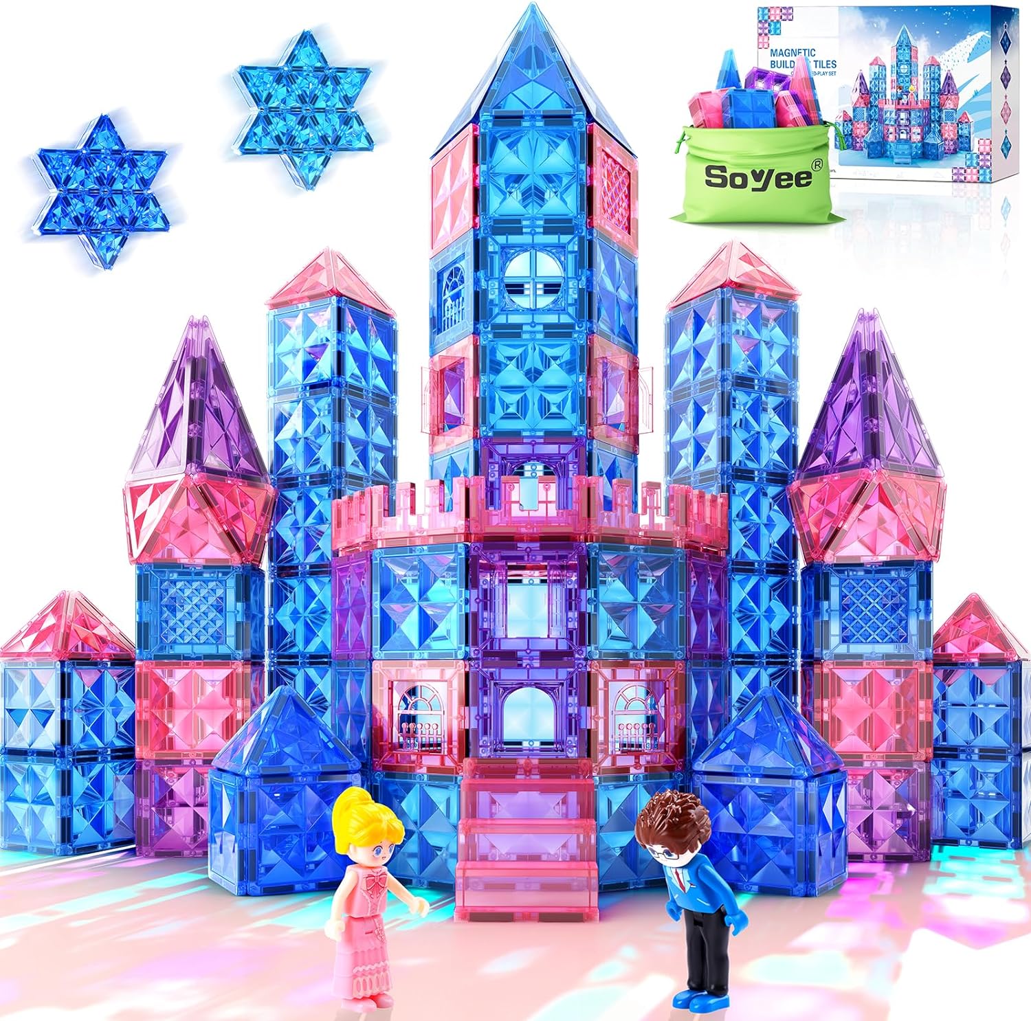 AZULEJOS MAGNÉTICOS DE DIAMANTE PARA NIÑAS DE 6 A 7 AÑOS, 6 A 8, 3 A 5 AÑOS, JUGUETES DE FROZEN PARA NIÑAS - 1