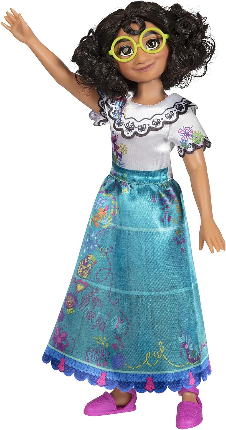DISNEY ENCANTO MIRABEL - MUÑECA DE MODA CON VESTIDO, ZAPATOS Y LENTES - 1