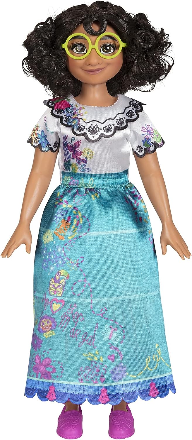 DISNEY ENCANTO MIRABEL - MUÑECA DE MODA CON VESTIDO, ZAPATOS Y LENTES - 5