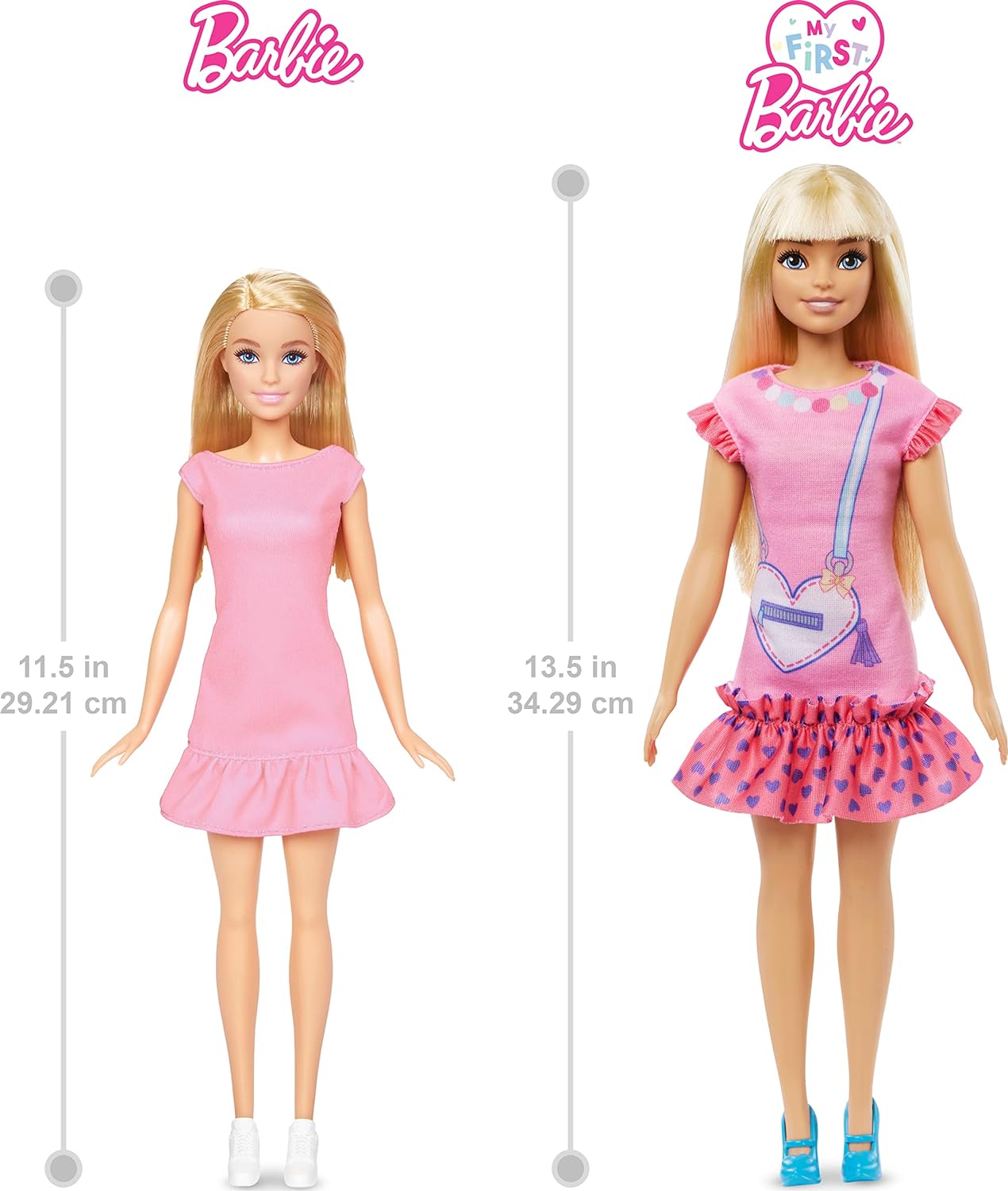 BARBIE MUÑECA PARA NIÑOS, CABELLO RUBIO, MUÑECA MY FIRST BARBIE 'MALIBU', GATITO DE PELUCHE, ACCESORIOS, CUERPO SUAVE POSABLE - 3