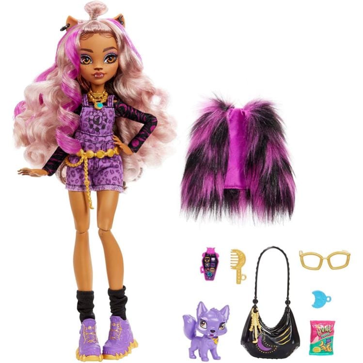 MONSTER HIGH MUÑECA LOBO CLAWDEEN - 5