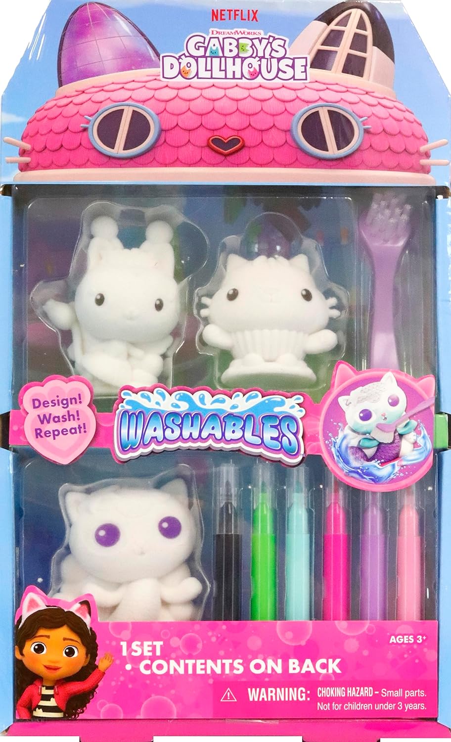 TARA TOYS LAVABLES PARA CASA DE MUÑECAS DE GABBY - 1