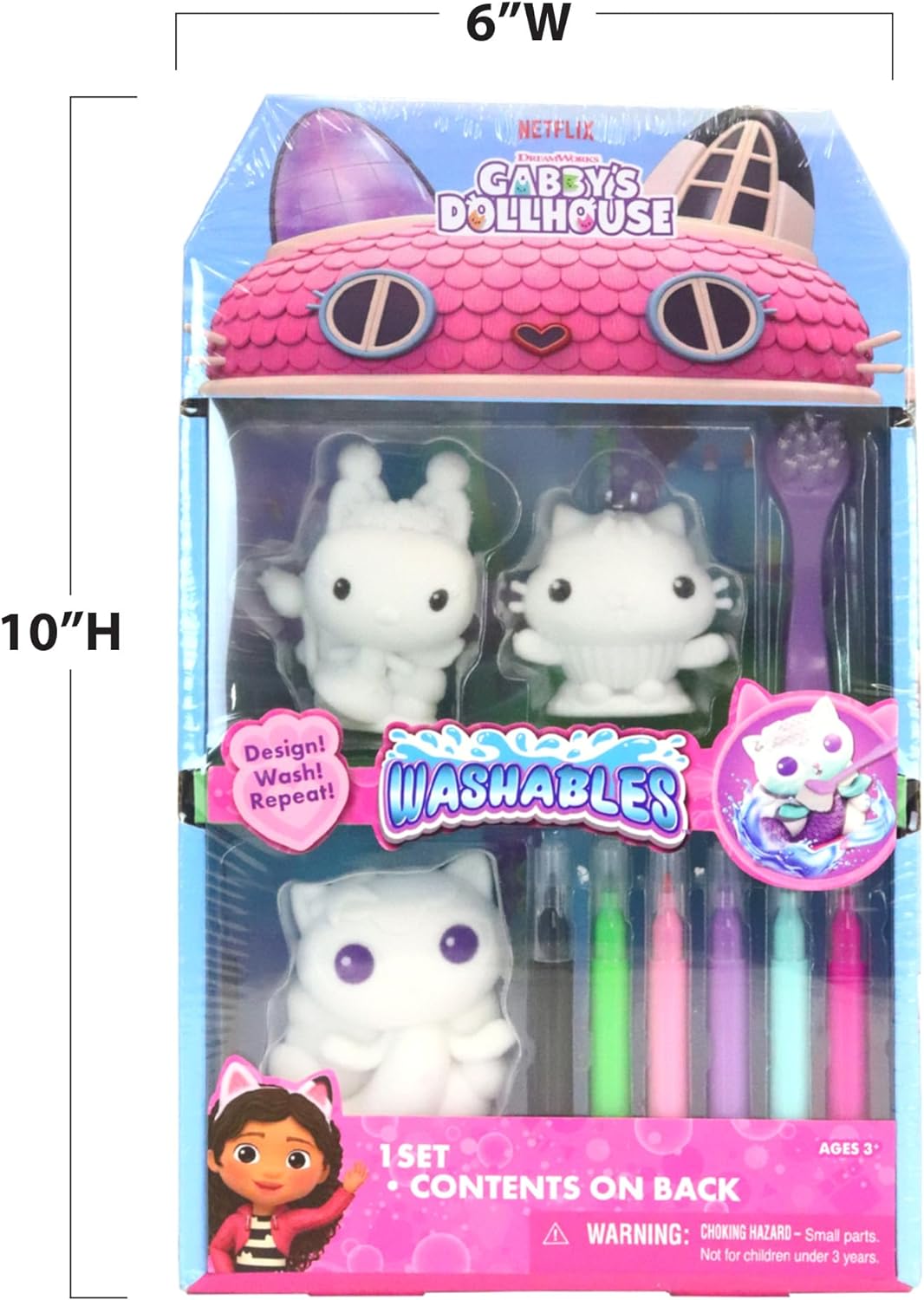 TARA TOYS LAVABLES PARA CASA DE MUÑECAS DE GABBY - 2
