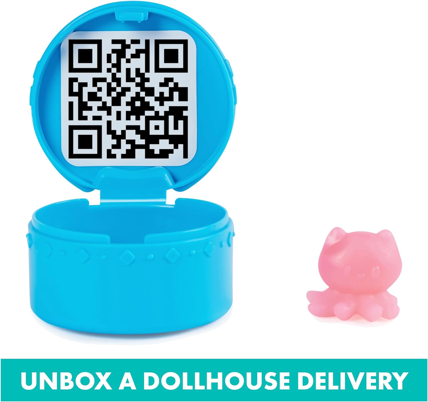 GABBY'S DOLLHOUSE, PURR-IFIC POOL JUEGO DE PISCINA DE GABBY Y MERCAT,COLAS DE SIRENA QUE CAMBIAN DE COLOR Y ACCESORIOS DE PISCINA - 5