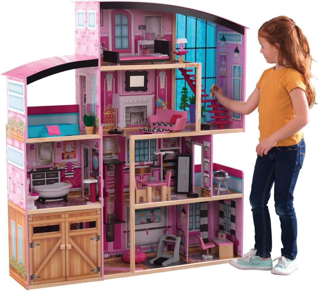 CASA DE MUÑECAS KIDKRAFT MANSIÓN SHIMMER - 1