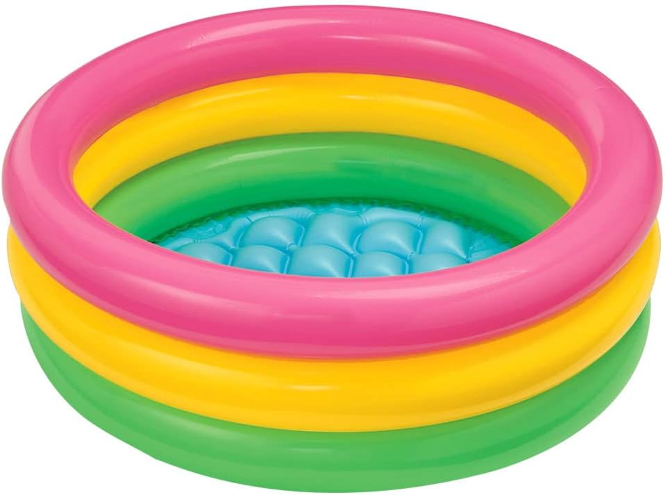 PISCINA PEQUEÑA PARA BEBÉ DE LUZ DEL SOL, DE INTEX, PAQUETE DE 10, EL COLOR PUEDE VARIAR - 1