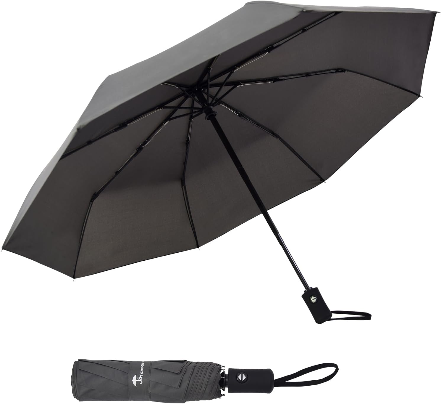 SOMBRILLA DE VIAJE RESISTENTE AL VIENTO, AUTOMÁTICO, LIGERO, IRROMPIBLE, DE GRAN EFICIENCIA, DE SY COMPACT - 1