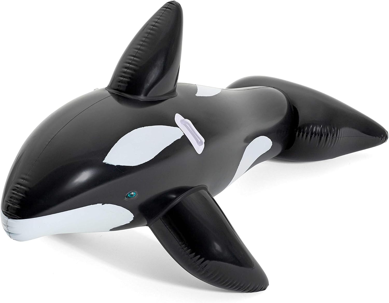 BESTWAY - INFLABLE H2OGO! EN FORMA DE PEZ PAYASO PARA PISCINA, KILLER WHALE, NEGRO - 1