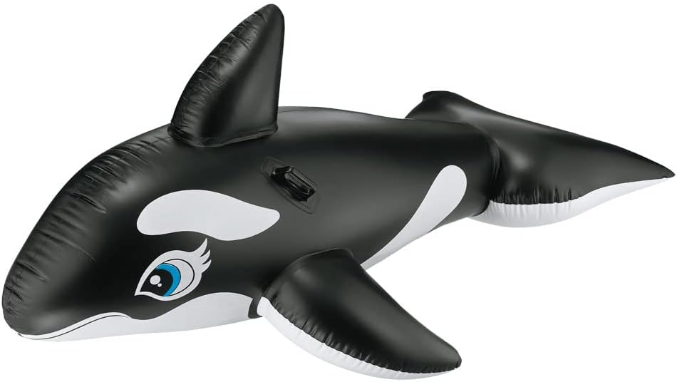 INTEX BALLENA INFLABLE PARA PISCINA, 76 X 47 PULGADAS, PARA MAYORES DE 3 AÑOS - 1