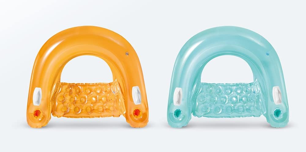 SALÓN INFLABLE INTEX SIT N FLOAT, 60 PULG. X 39 PULGADAS, 1 PAQUETE (LOS COLORES PUEDEN VARIAR) - 2