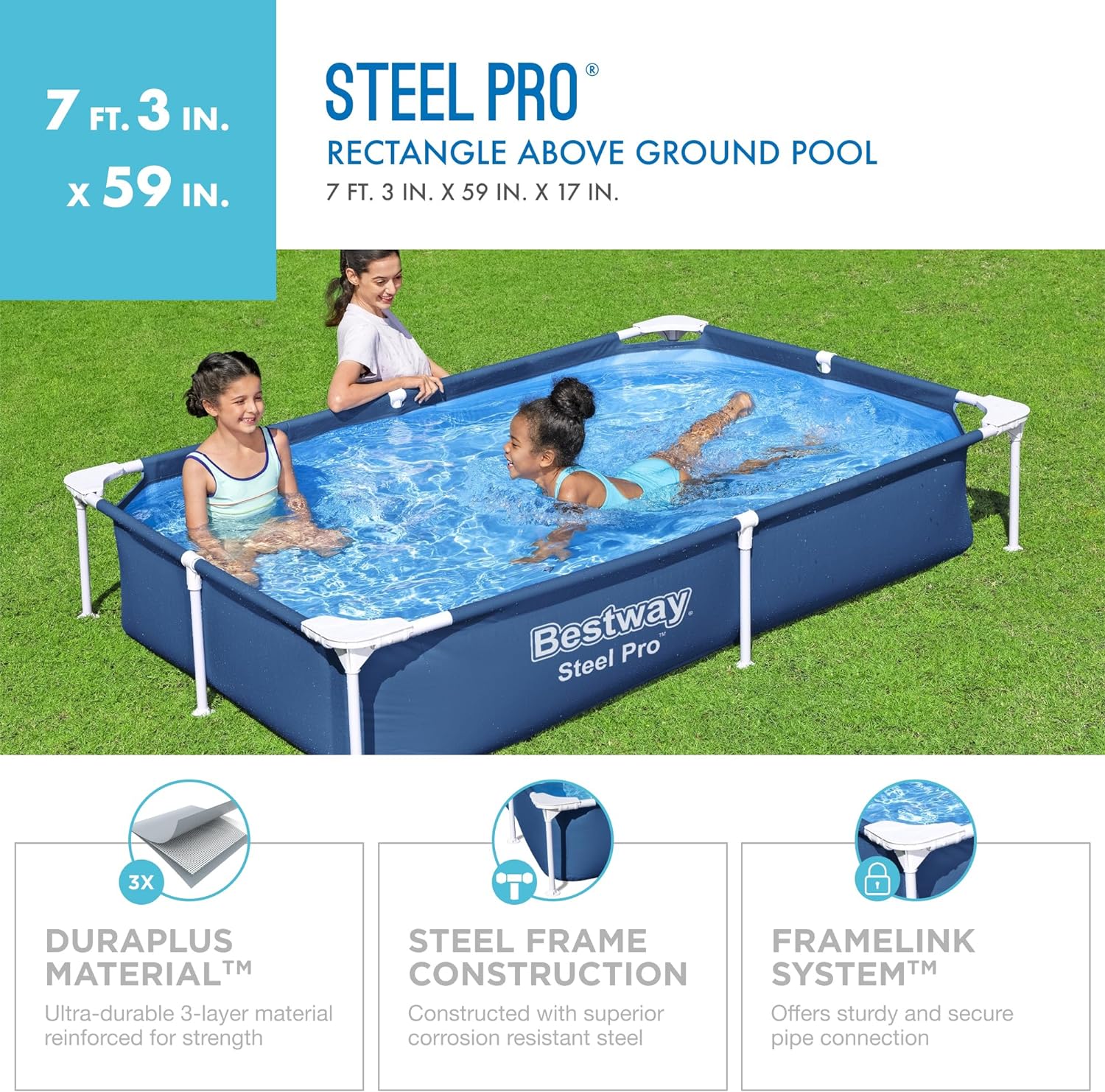 BESTWAY STEEL PRO - ALBERCA CON MARCO - 2