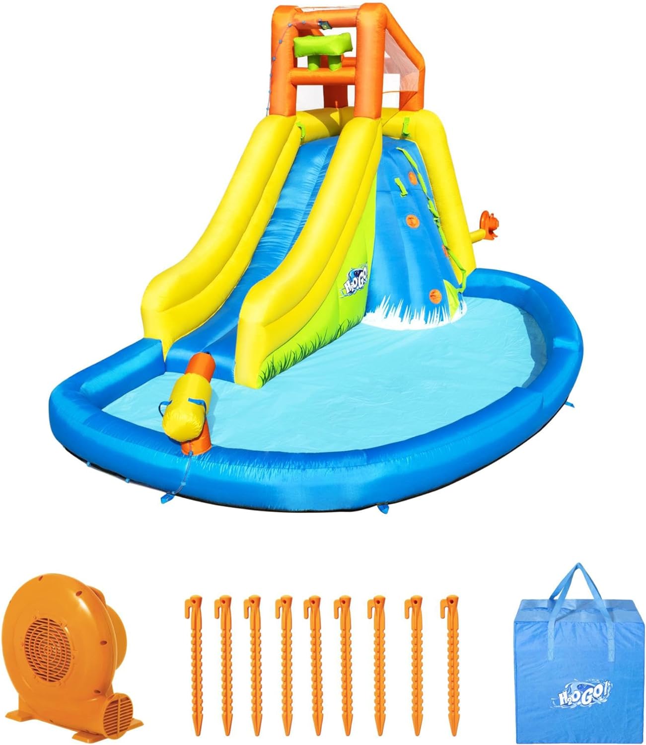 BESTWAY H2OGO! MOUNT SPLASHMORE - PARQUE ACUÁTICO INFLABLE PARA NIÑOS - 1