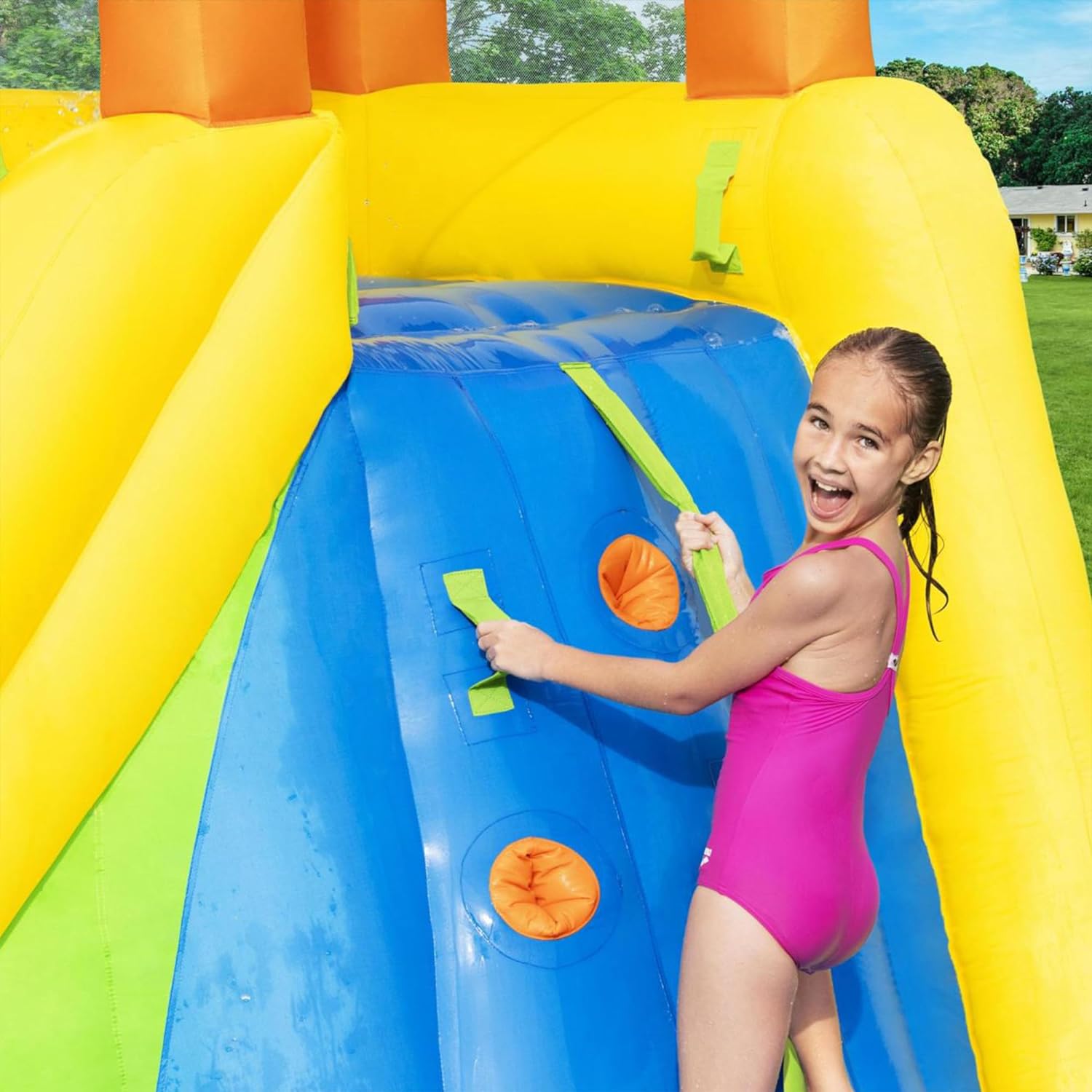 BESTWAY H2OGO! MOUNT SPLASHMORE - PARQUE ACUÁTICO INFLABLE PARA NIÑOS - 4