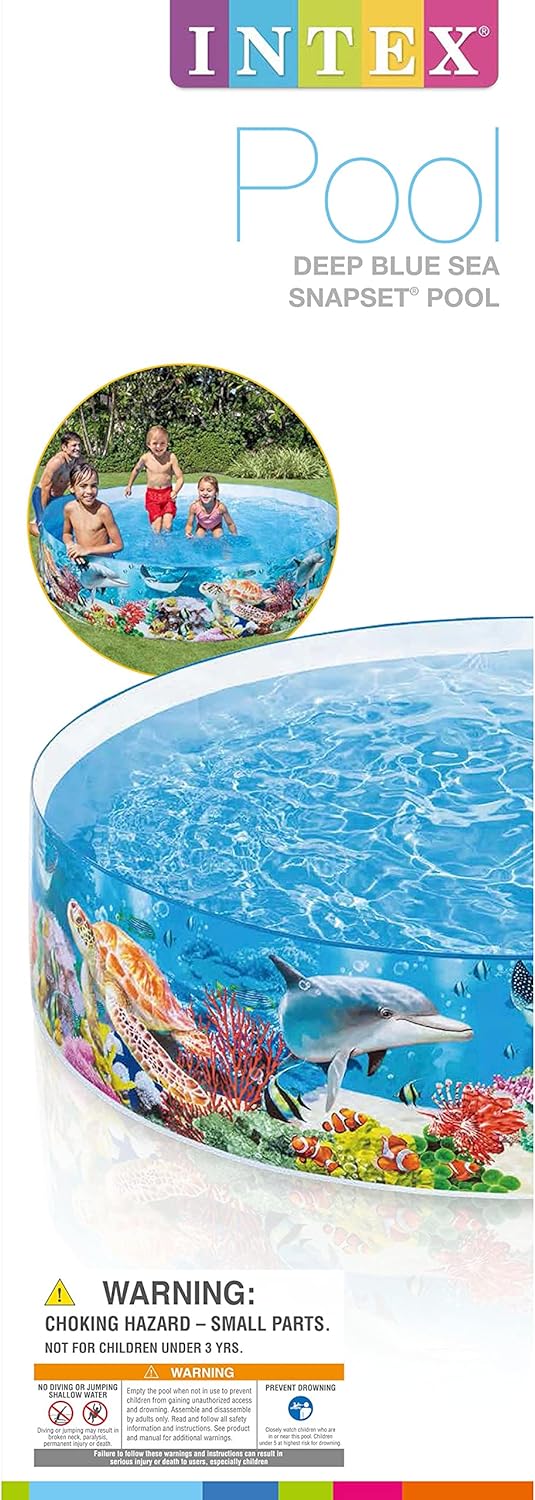 PISCINA INTEX DEEP SEA BLUE SNAPSET PARA NIÑOS - 3