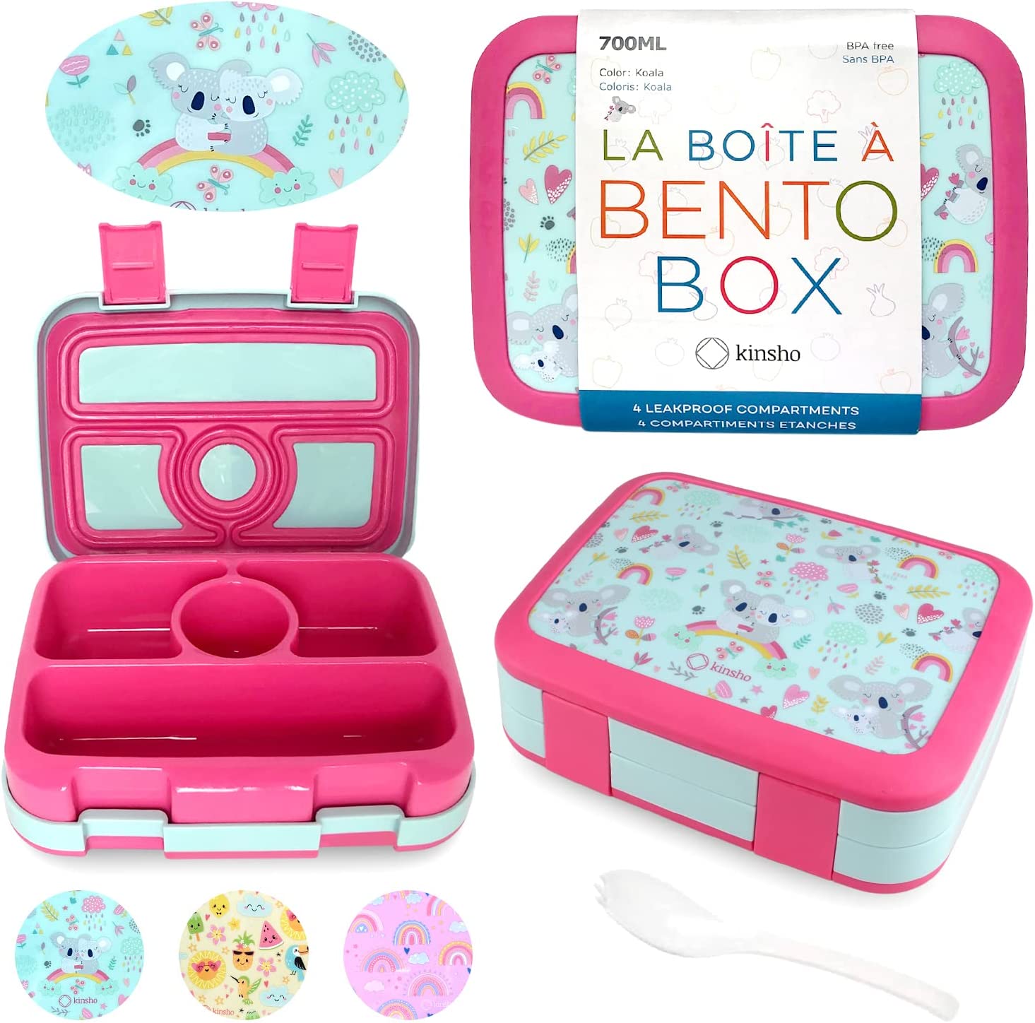 LONCHERA BENTO PARA NIÑOS Y NIÑAS PEQUEÑOS - 1
