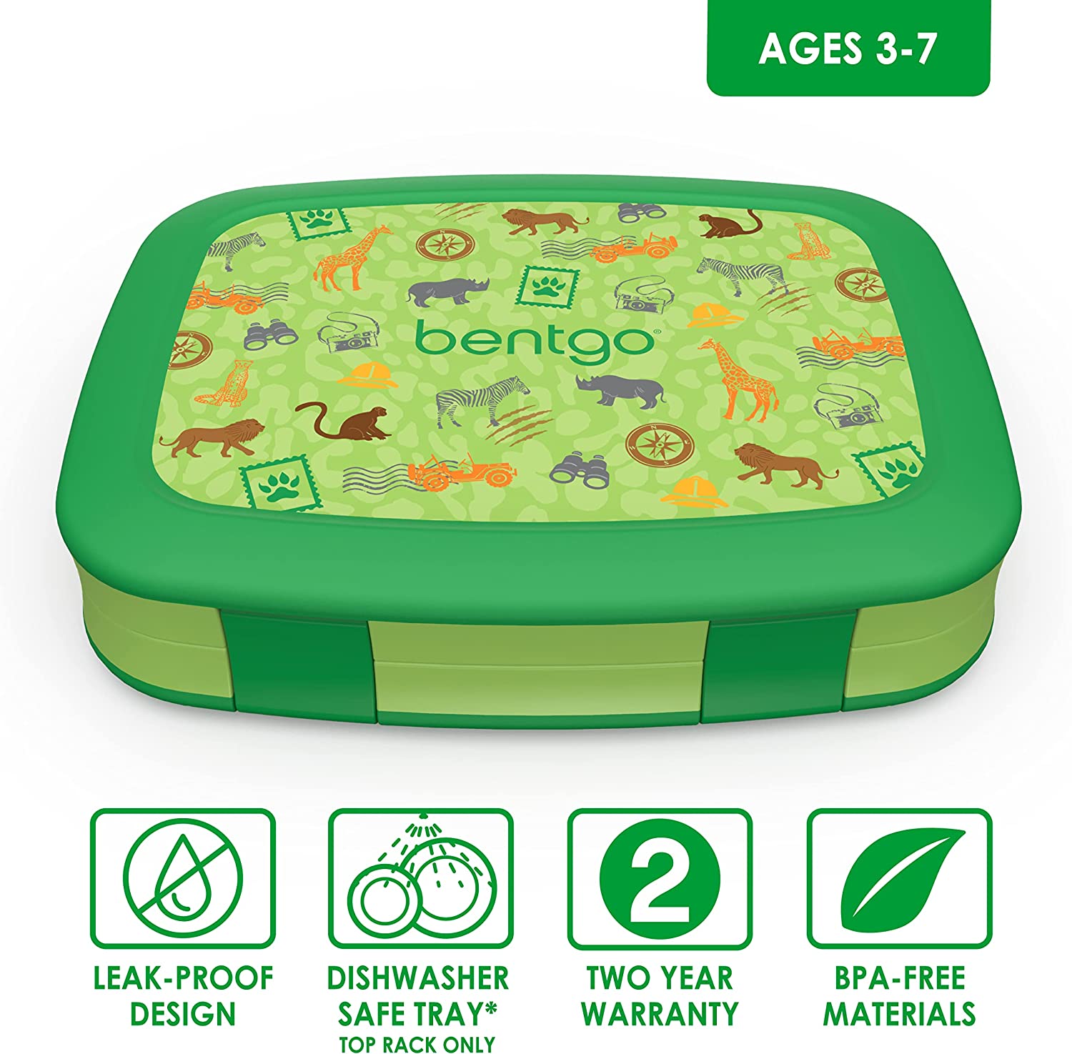 BENTGO KIDS PRINTS, LONCHERA INFANTIL A PRUEBA DE FUGAS - 3