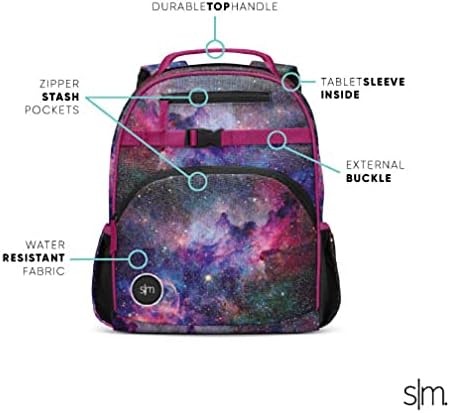 SIMPLE MODERN MOCHILA PARA NIÑOS PEQUEÑOS Y NIÑAS, - BAILARINA ROSA, NIÑOS-12L - 6