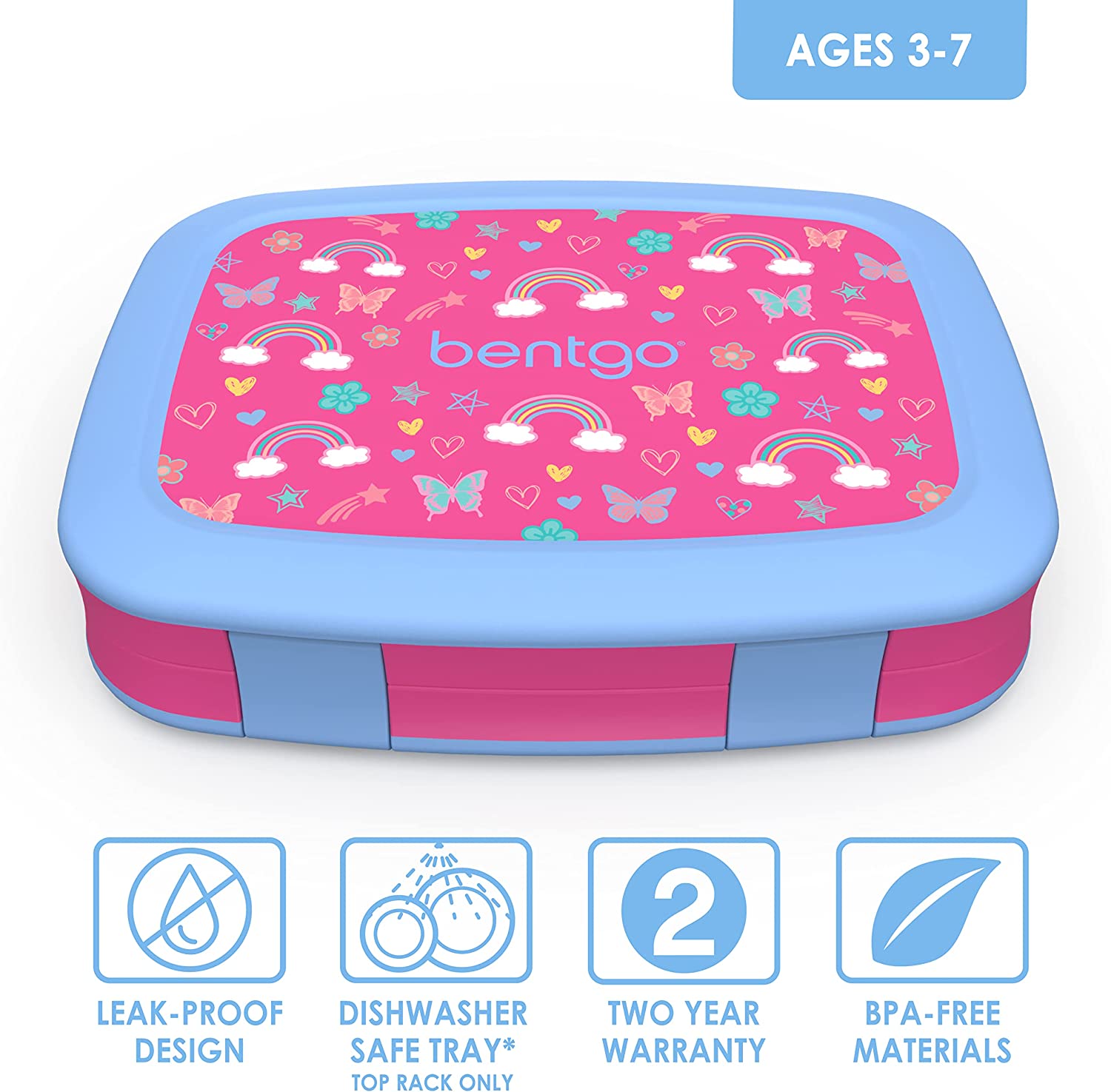 BENTGO KIDS PRINTS, LONCHERA INFANTIL A PRUEBA DE FUGAS - 3
