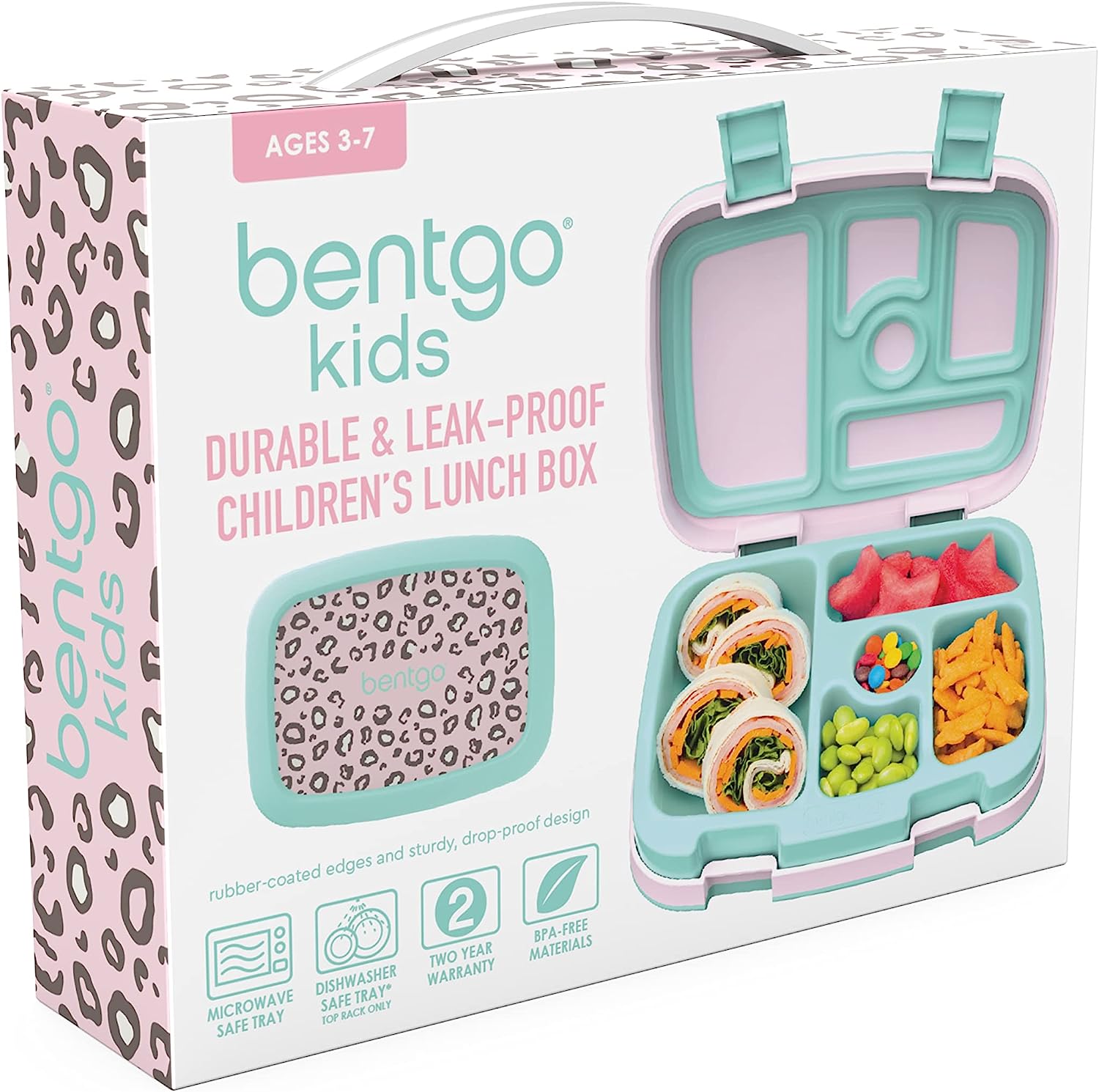 BENTGO KIDS PRINTS - LONCHERA PARA NIÑOS A PRUEBA DE FUGAS - 6