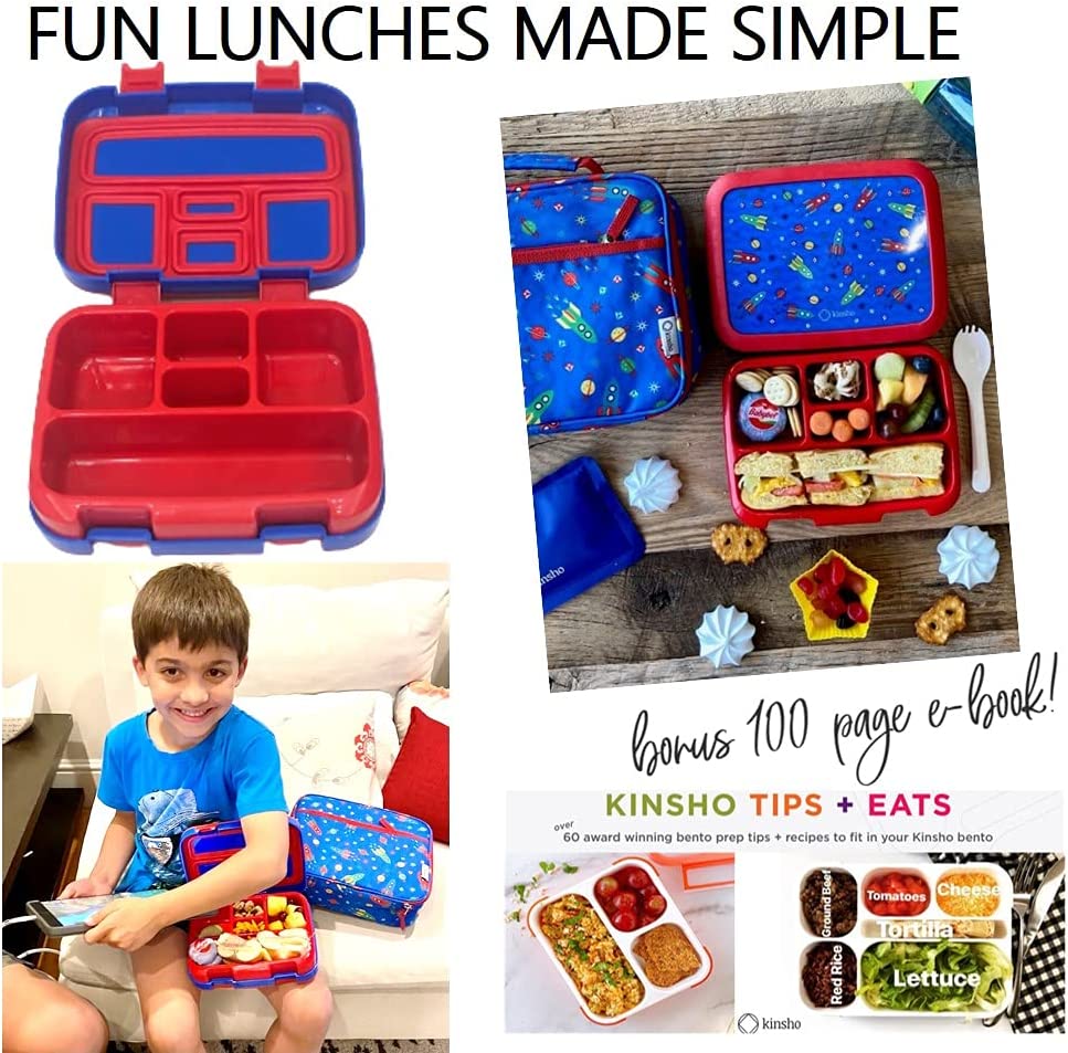 LONCHERA BENTO INFANTIL, 5 SECCIONES PARA CONTROL DE PORCIONES - 6