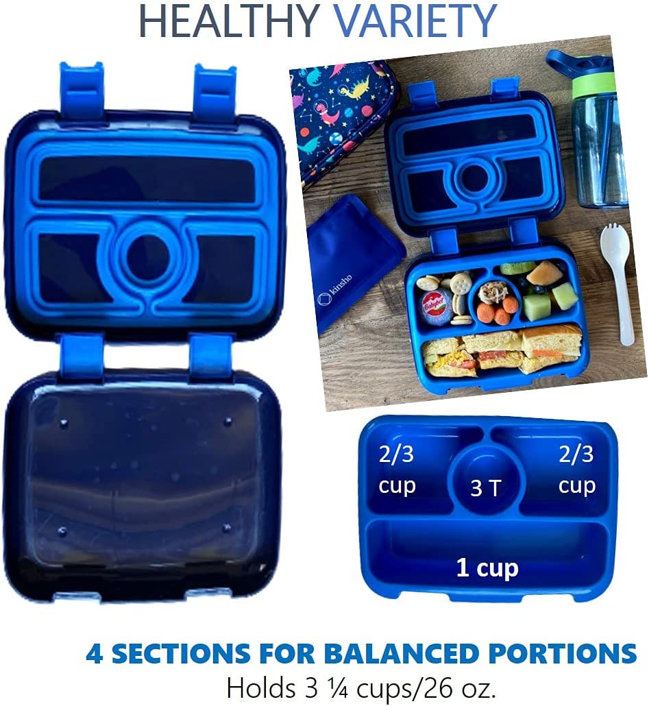 LONCHERA BENTO CON BOLSA, BOTELLA DE AGUA Y BOLSA DE HIELO PARA NIÑOS - 5
