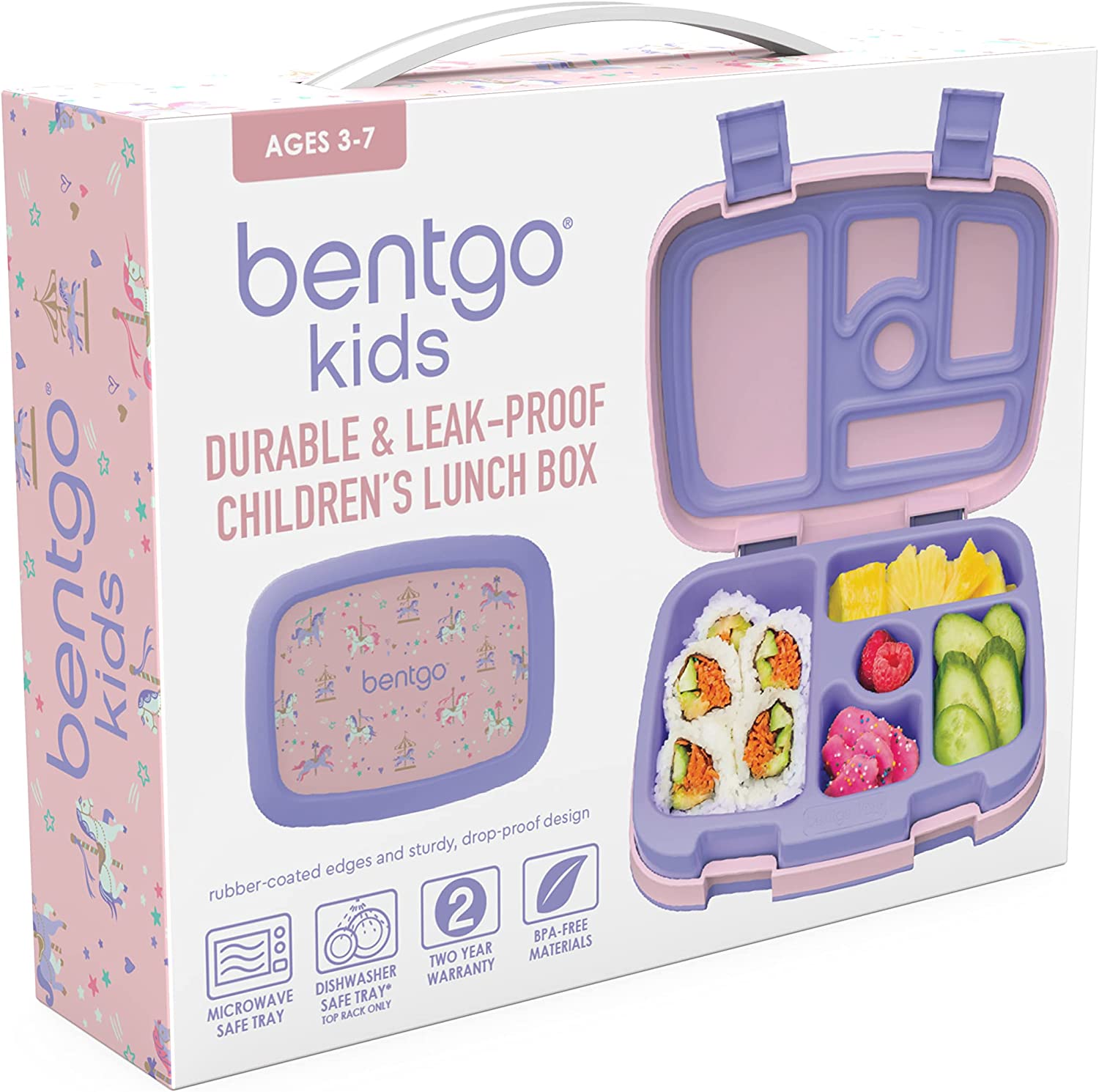 BENTGO KIDS PRINTS - LONCHERA PARA NIÑOS A PRUEBA DE FUGAS - 6