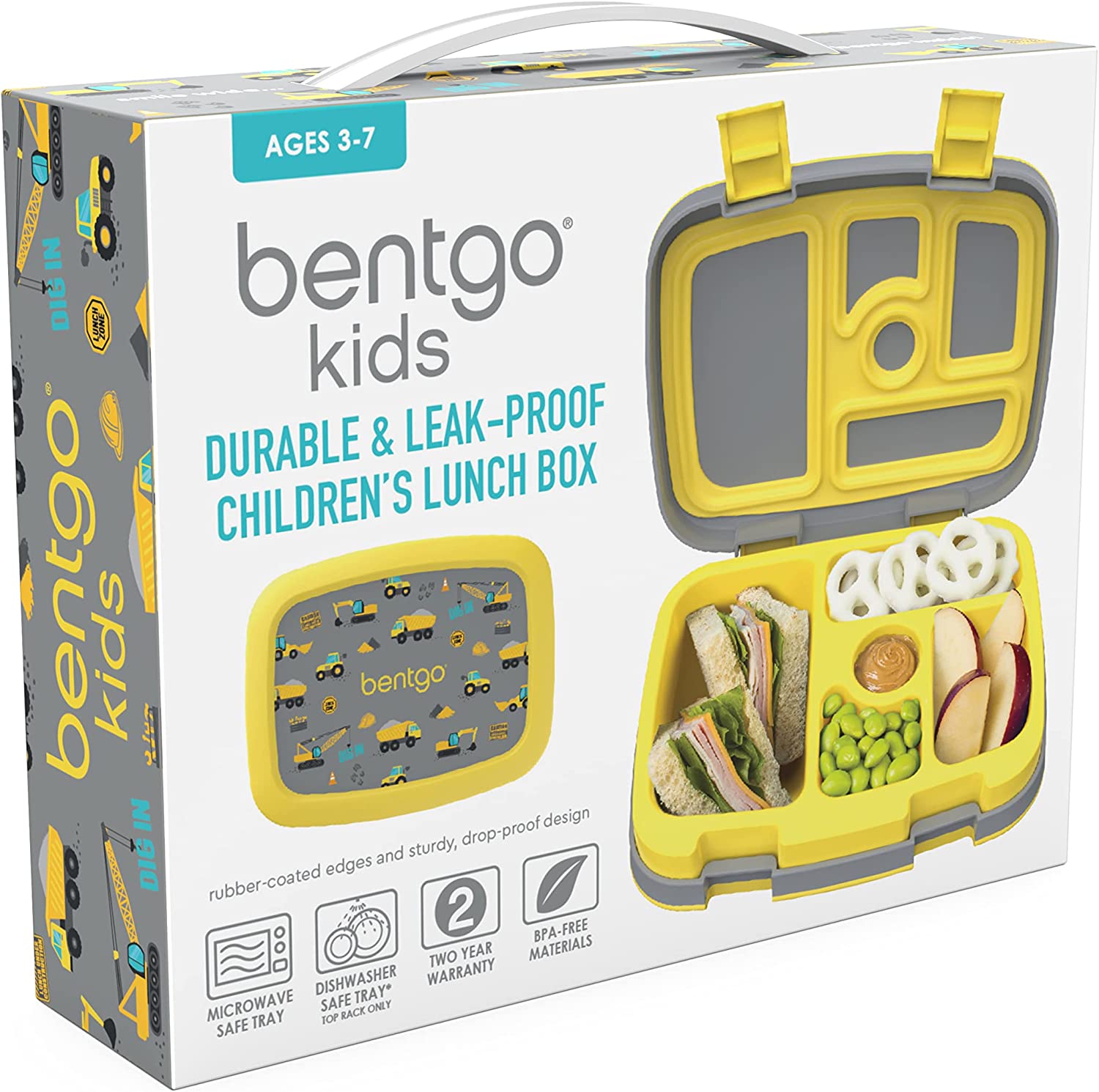 BENTGO KIDS PRINTS - LONCHERA PARA NIÑOS A PRUEBA DE FUGAS - 6