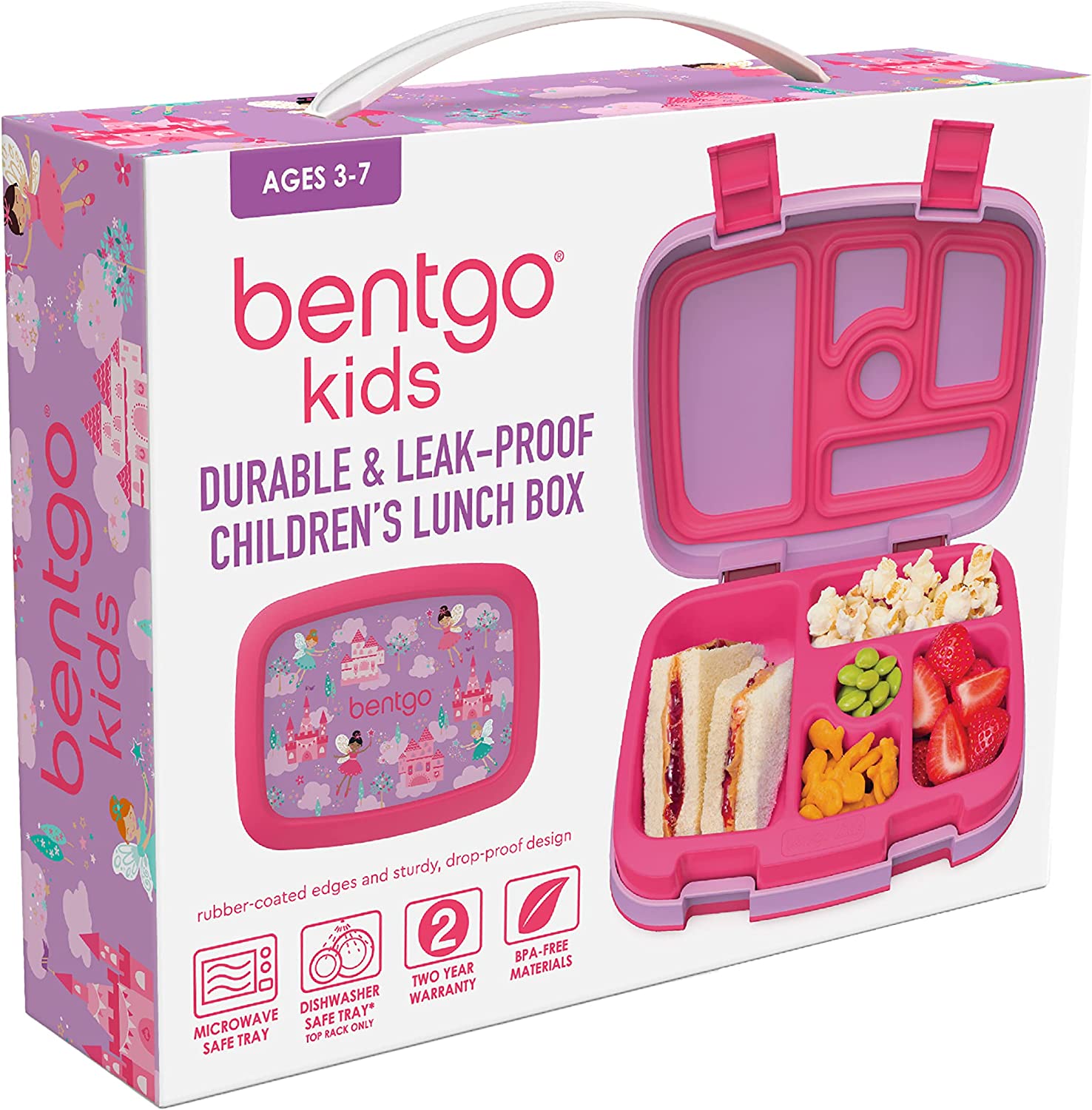 BENTGO KIDS PRINTS - LONCHERA PARA NIÑOS, A PRUEBA DE DERRAMES - 6