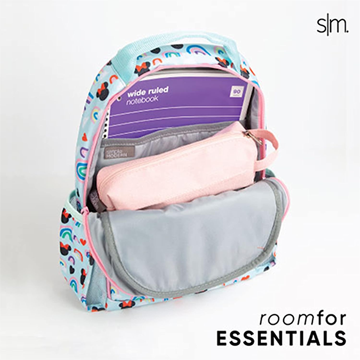 SIMPLE MODERN MOCHILA PARA NIÑOS PEQUEÑOS Y NIÑAS, DE ARCOÍRIS PRINCESA, NIÑOS - 3