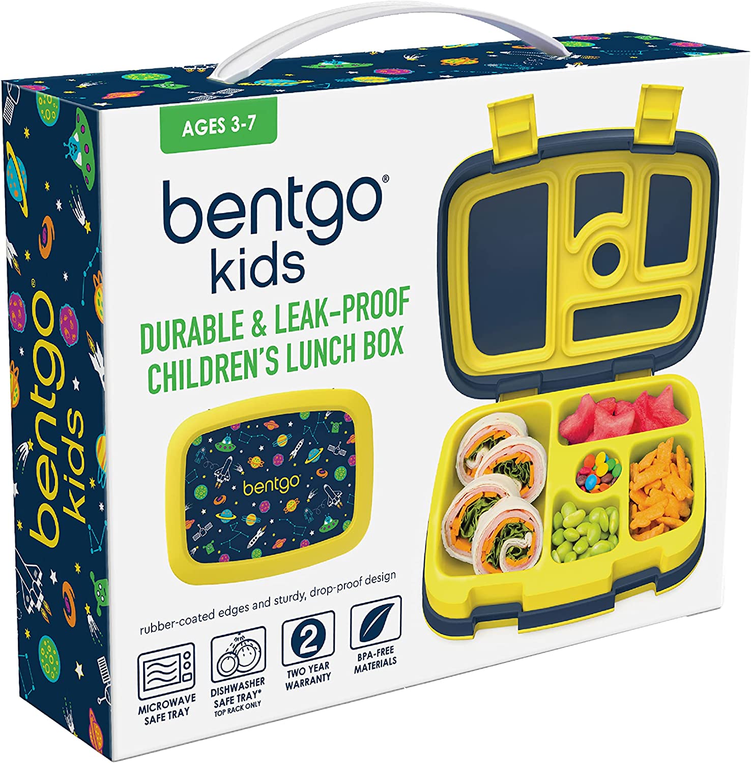 BENTGO KIDS PRINTS - LONCHERA PARA NIÑOS A PRUEBA DE FUGAS - 6